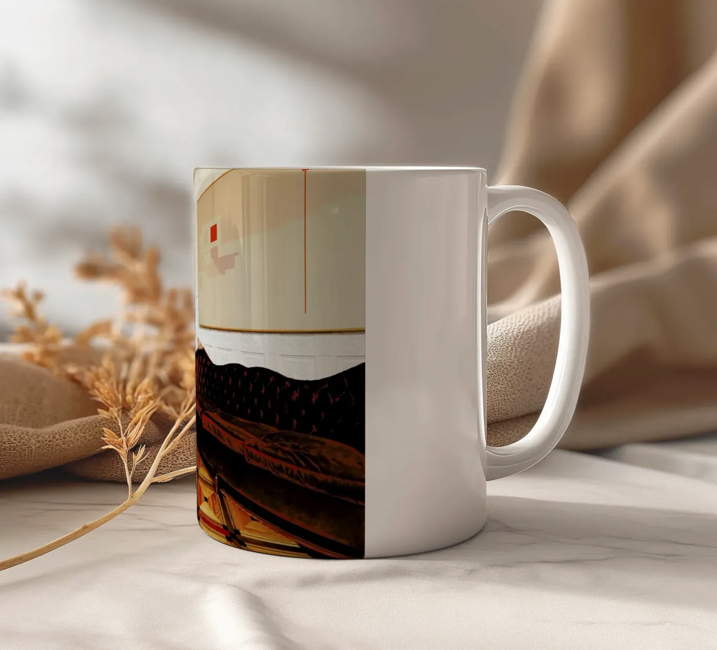 Madrid #2 ceramic mug by The Urban Yoga