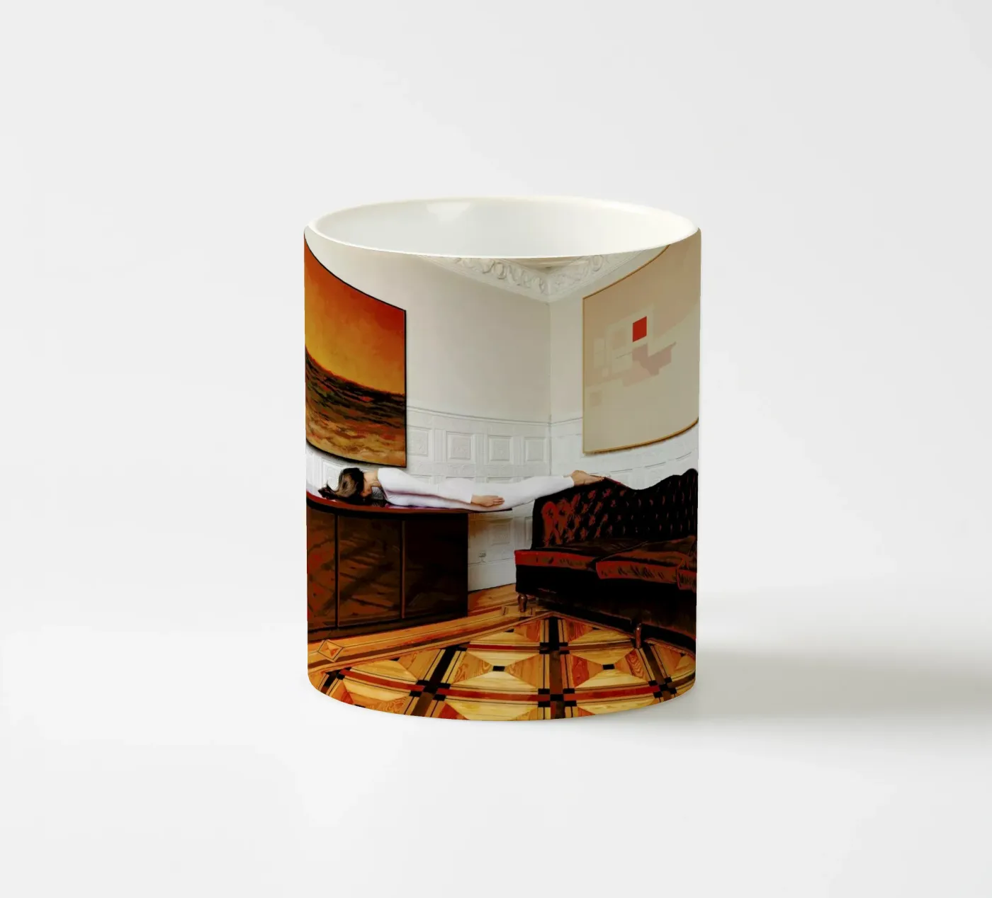 Madrid #2 ceramic mug by The Urban Yoga
