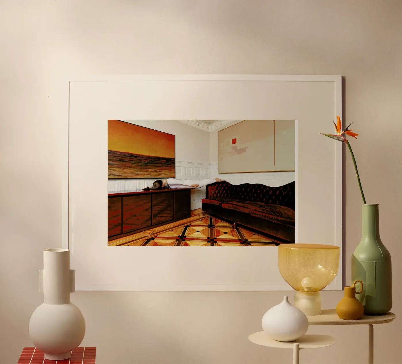 Madrid #2 poster van The Urban Yoga