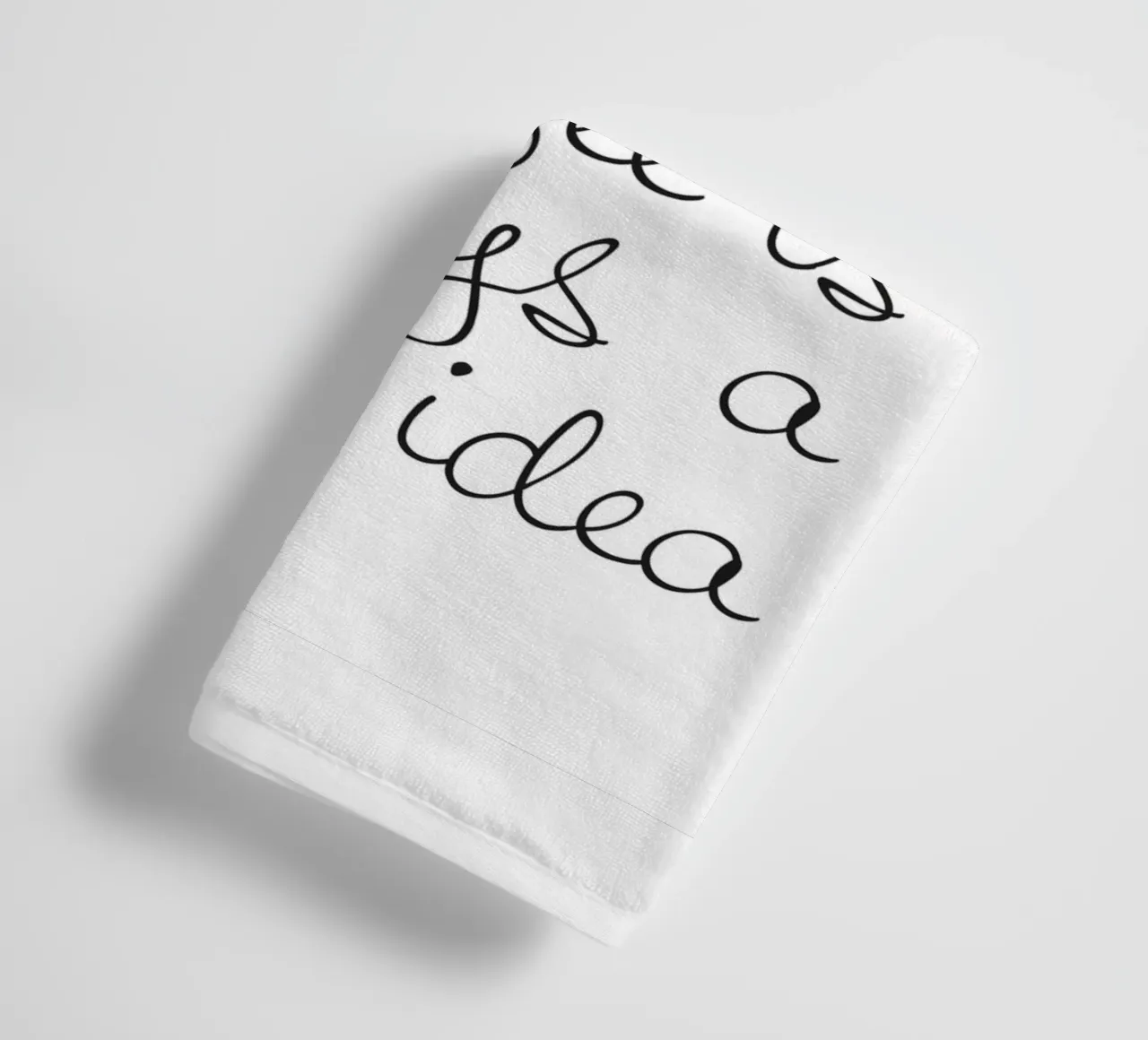 Coffee Is Always A Good Idea - Motif café élégant serviette de bain de Whole©
