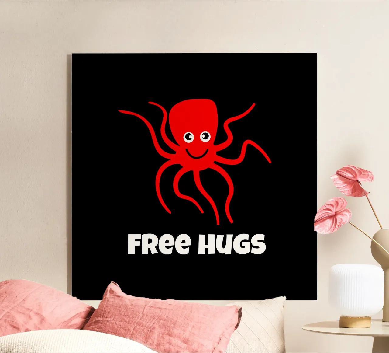 Free hugs octopus plexiglass da happieeagle