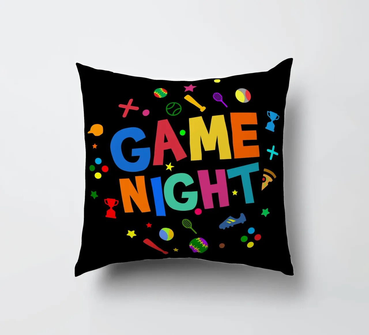 Game night cuscino da happieeagle