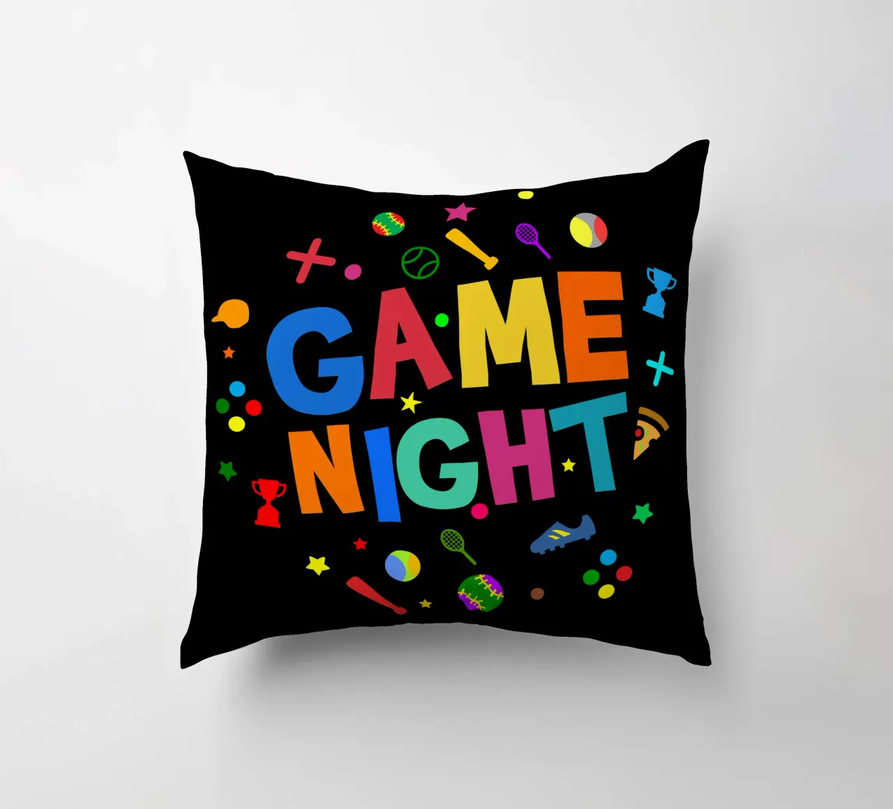 Game night cuscino da happieeagle