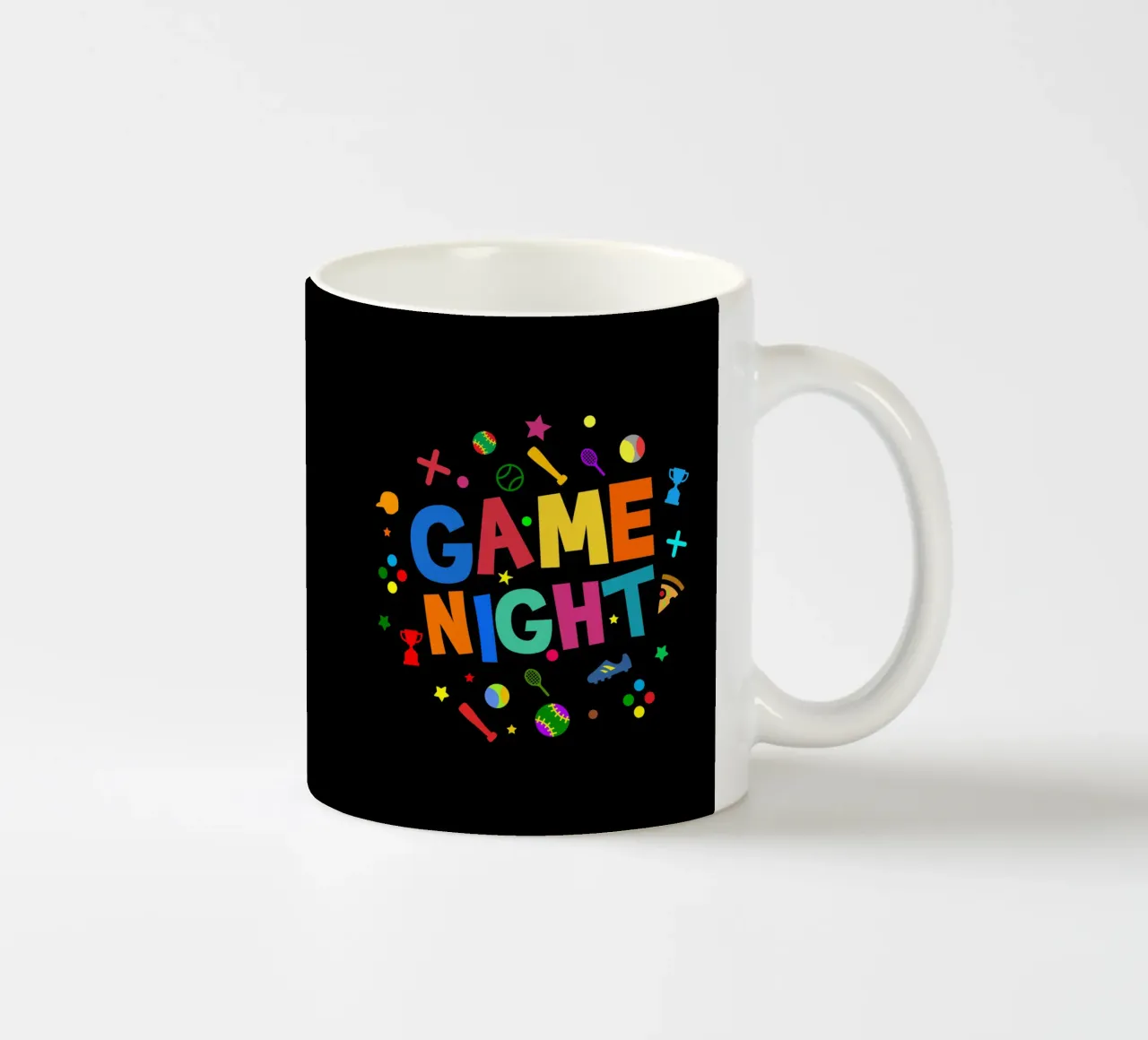 Game night tazza in ceramica da happieeagle