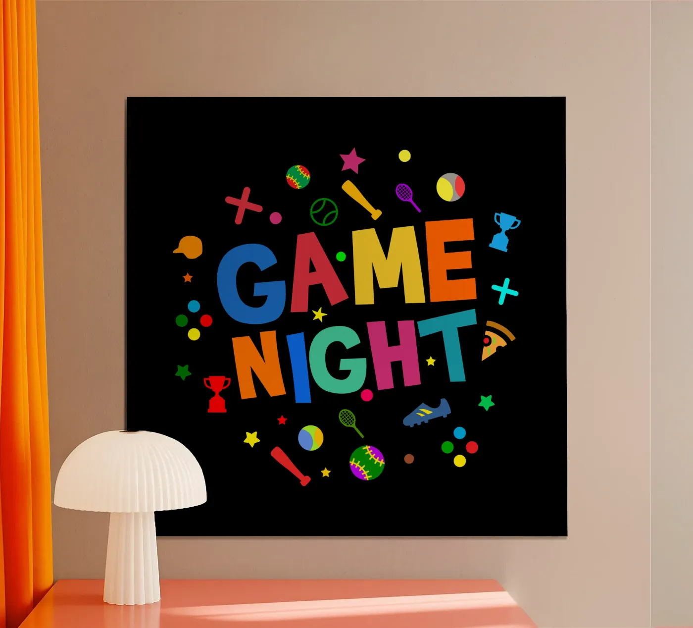 Game night poster da happieeagle