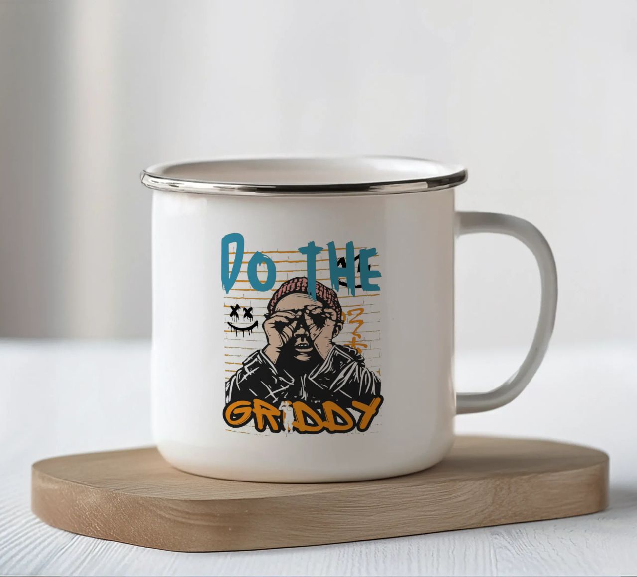 DO THE GRIDDY tazza in smalto da Einfach Uebel