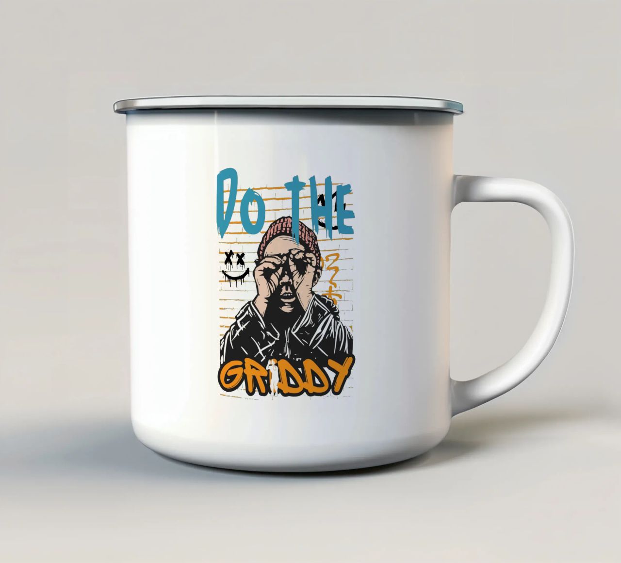 DO THE GRIDDY tazza in smalto da Einfach Uebel