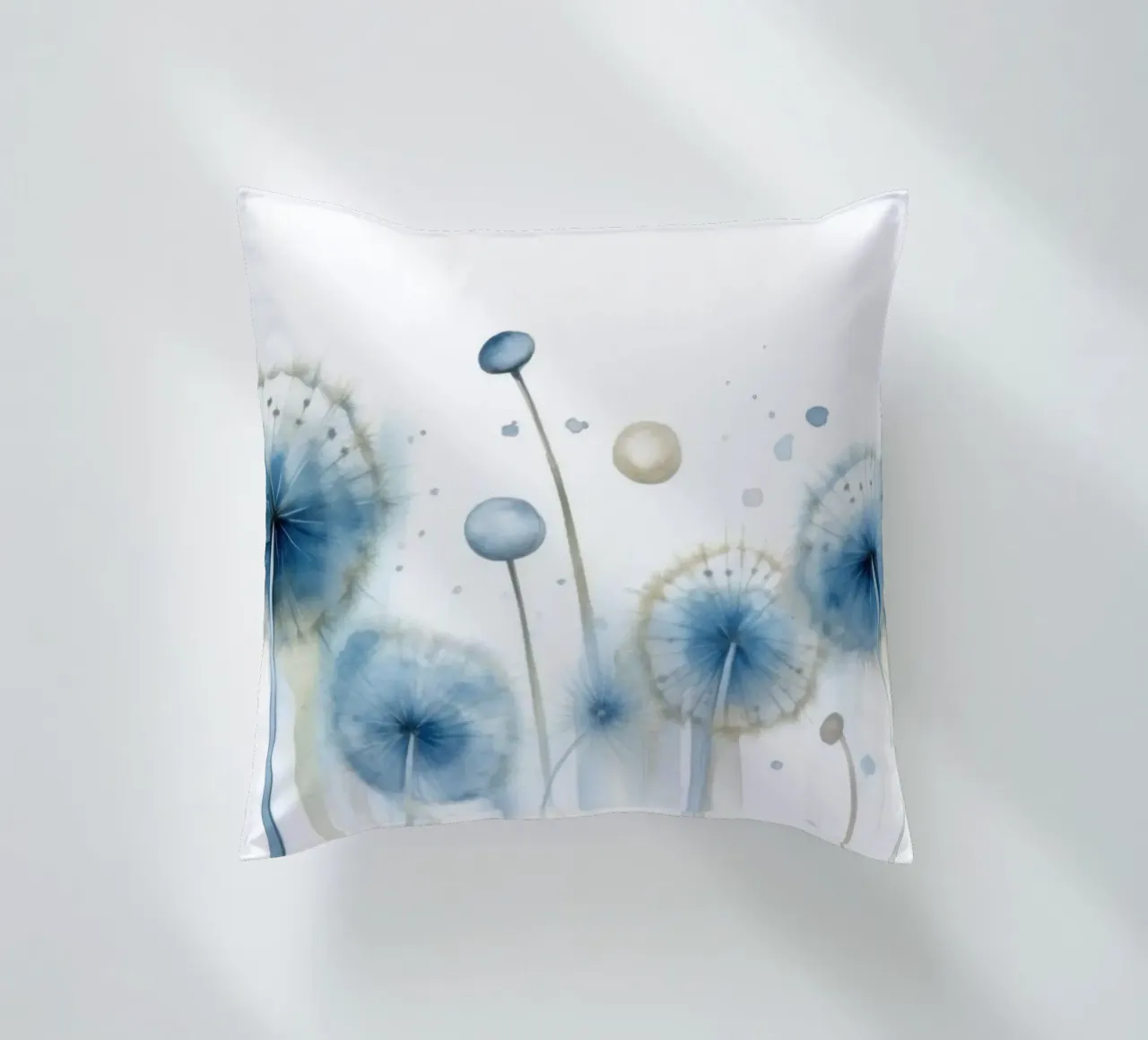 Dandelion Drift decorative cushion by Modern Muse