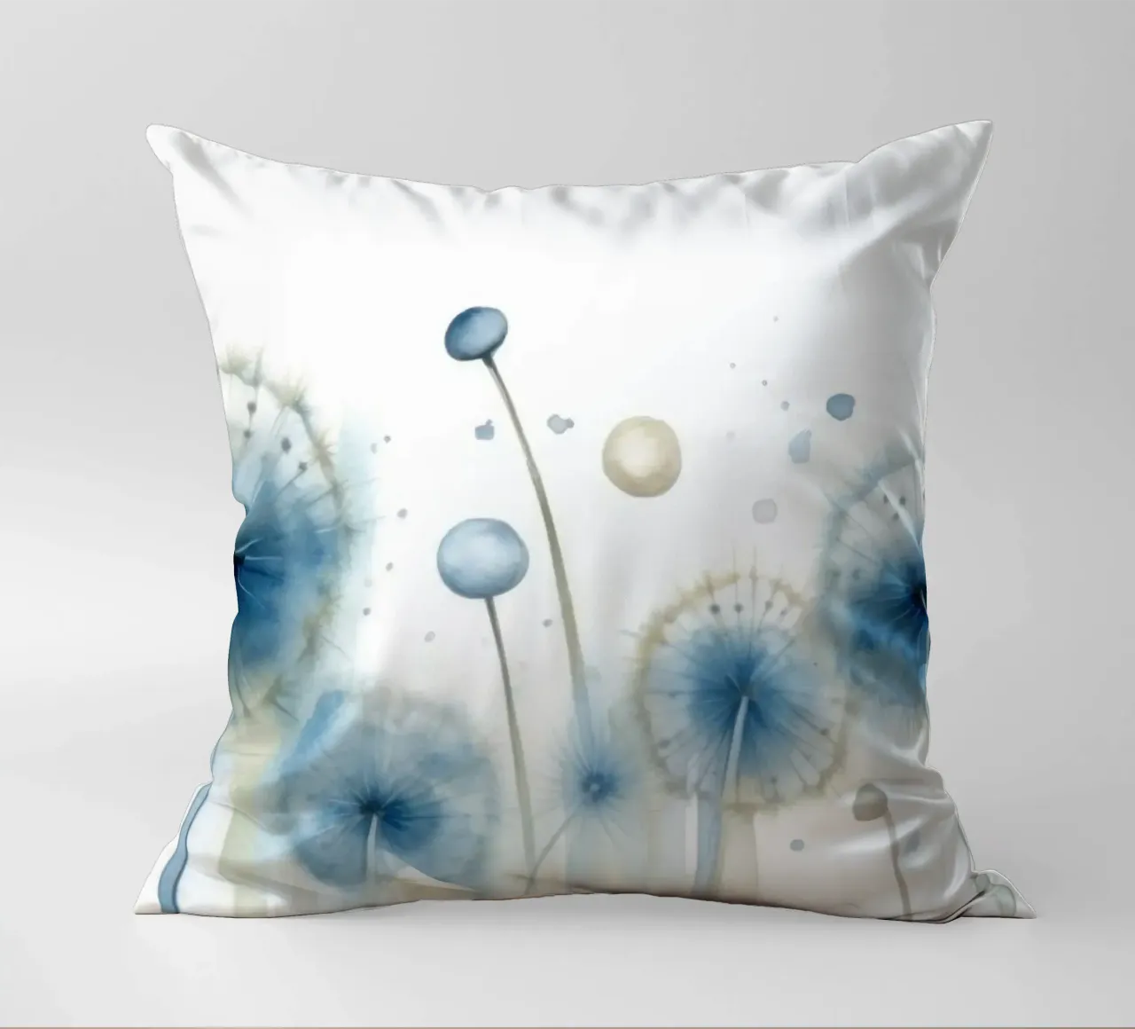 Dandelion Drift decorative cushion by Modern Muse