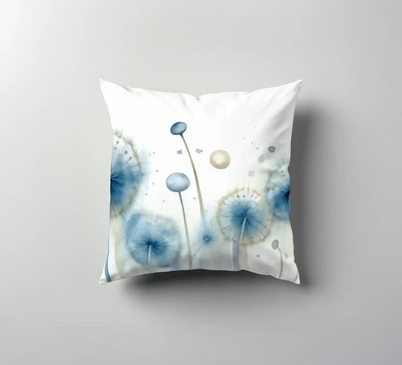 Dandelion Drift decorative cushion by Modern Muse