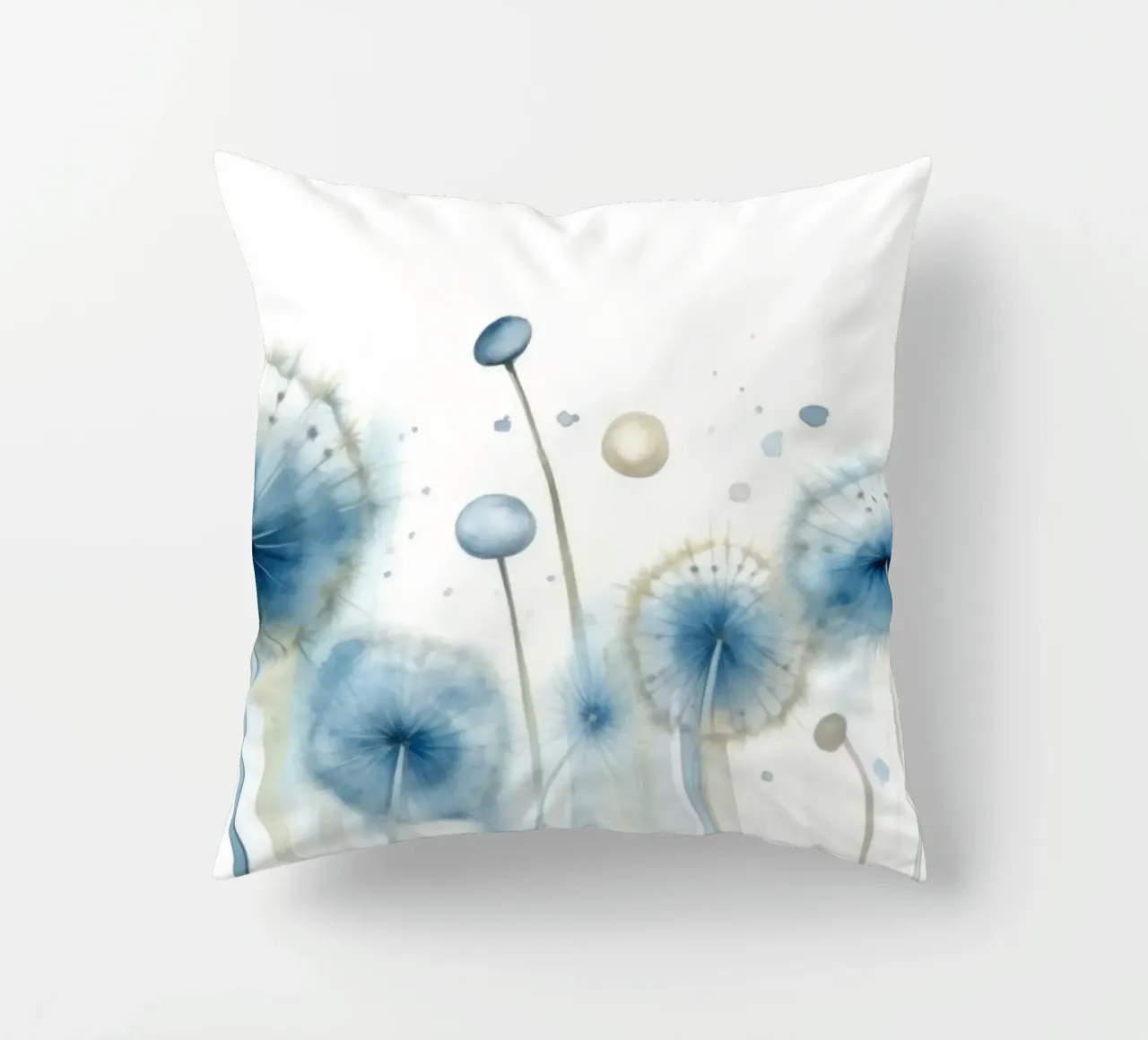 Dandelion Drift decorative cushion by Modern Muse