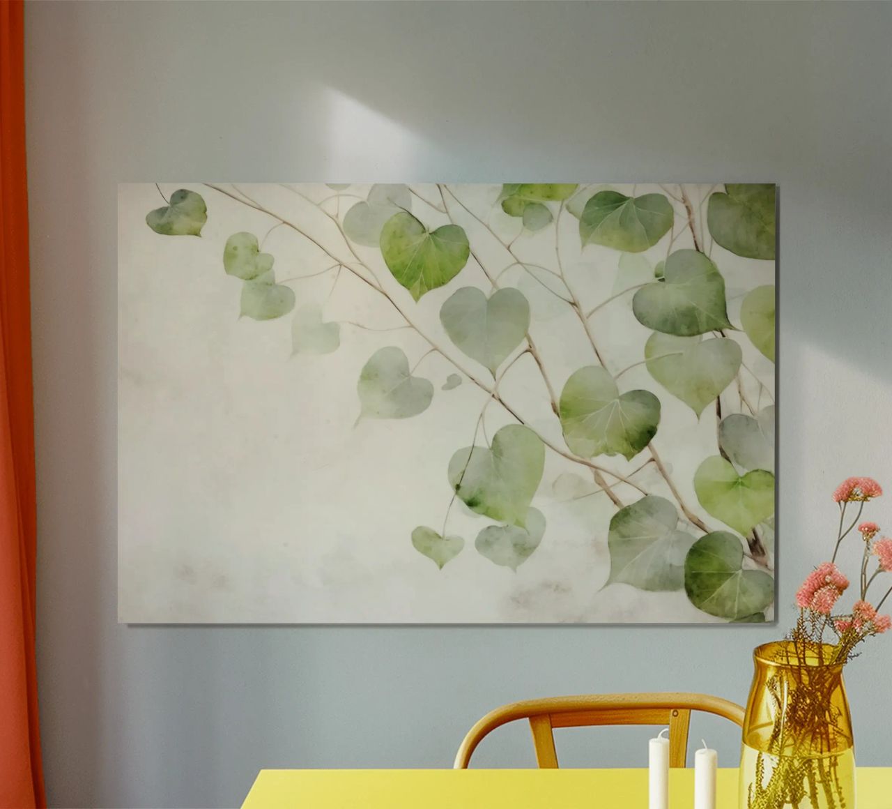 Feuilles dans le vent poster de Modern Muse