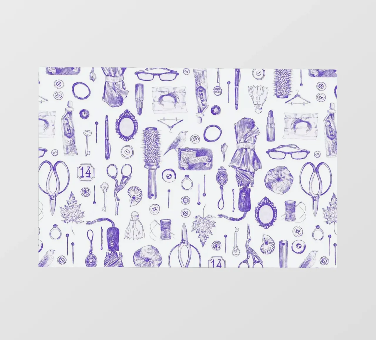 Fumbling for my keys telo in pvc da La Scarlatte