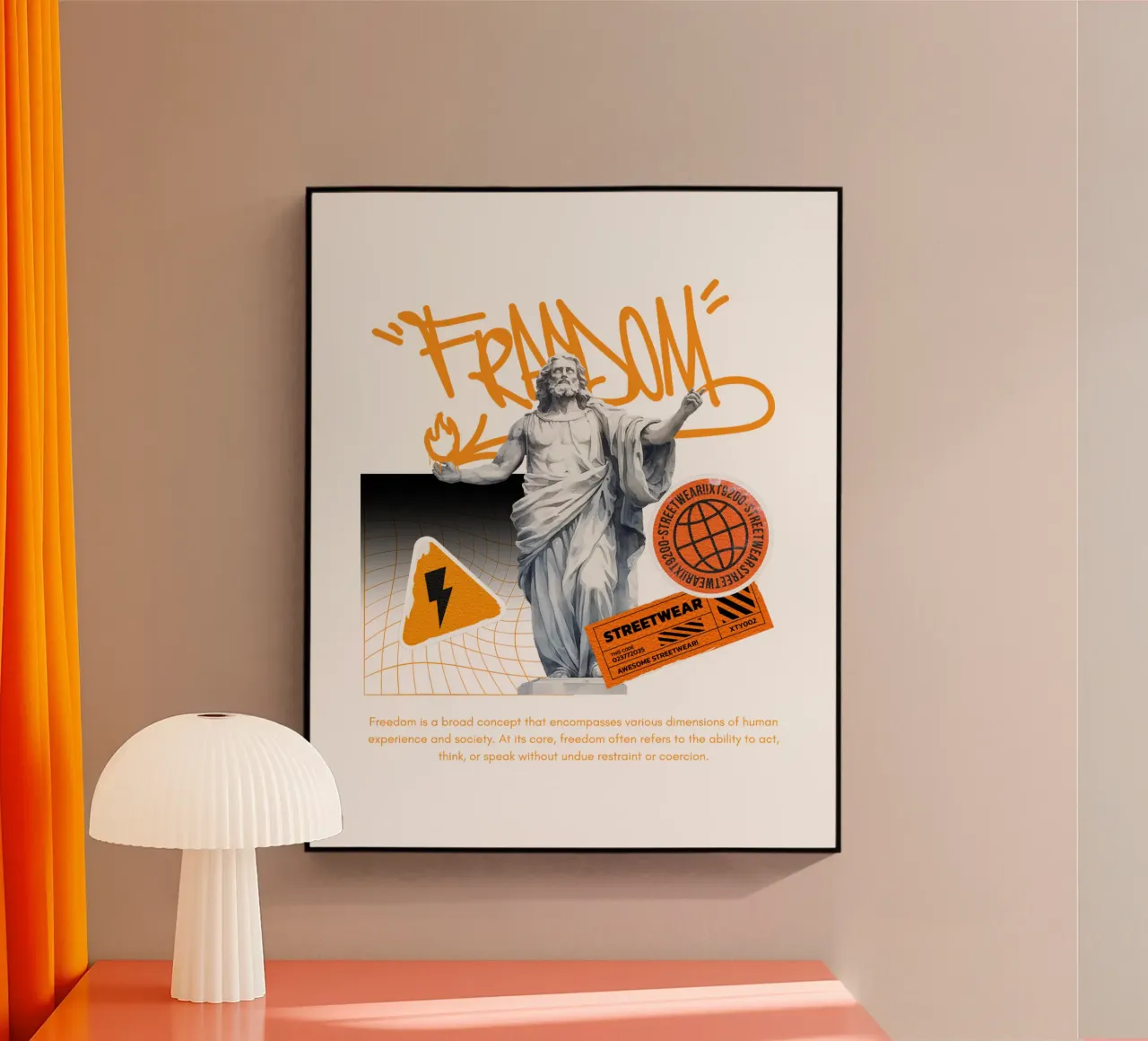 FREEDOM acryl van Einfach Uebel