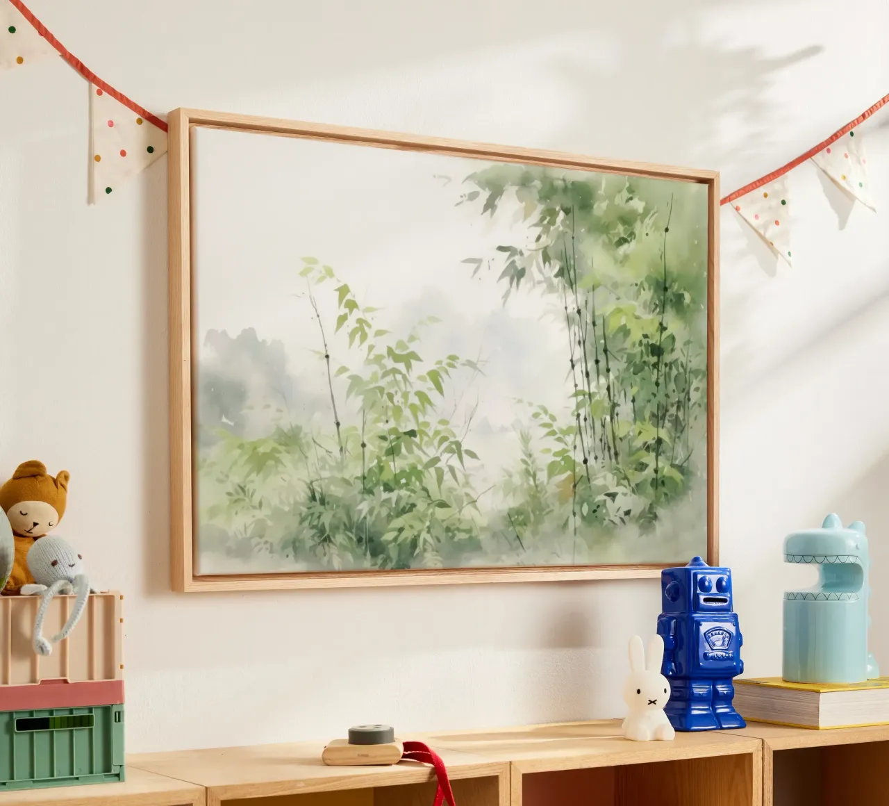 Orizzonti gentili tela con Cornice a cassetta da Modern Muse