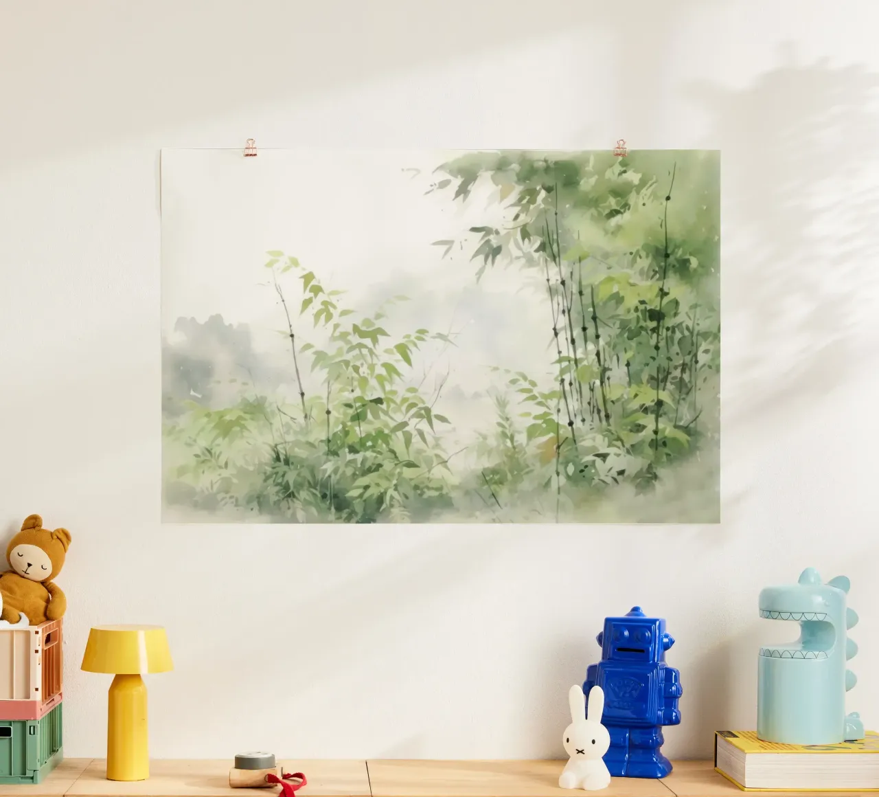 Orizzonti gentili poster con telaio in alluminio da Modern Muse