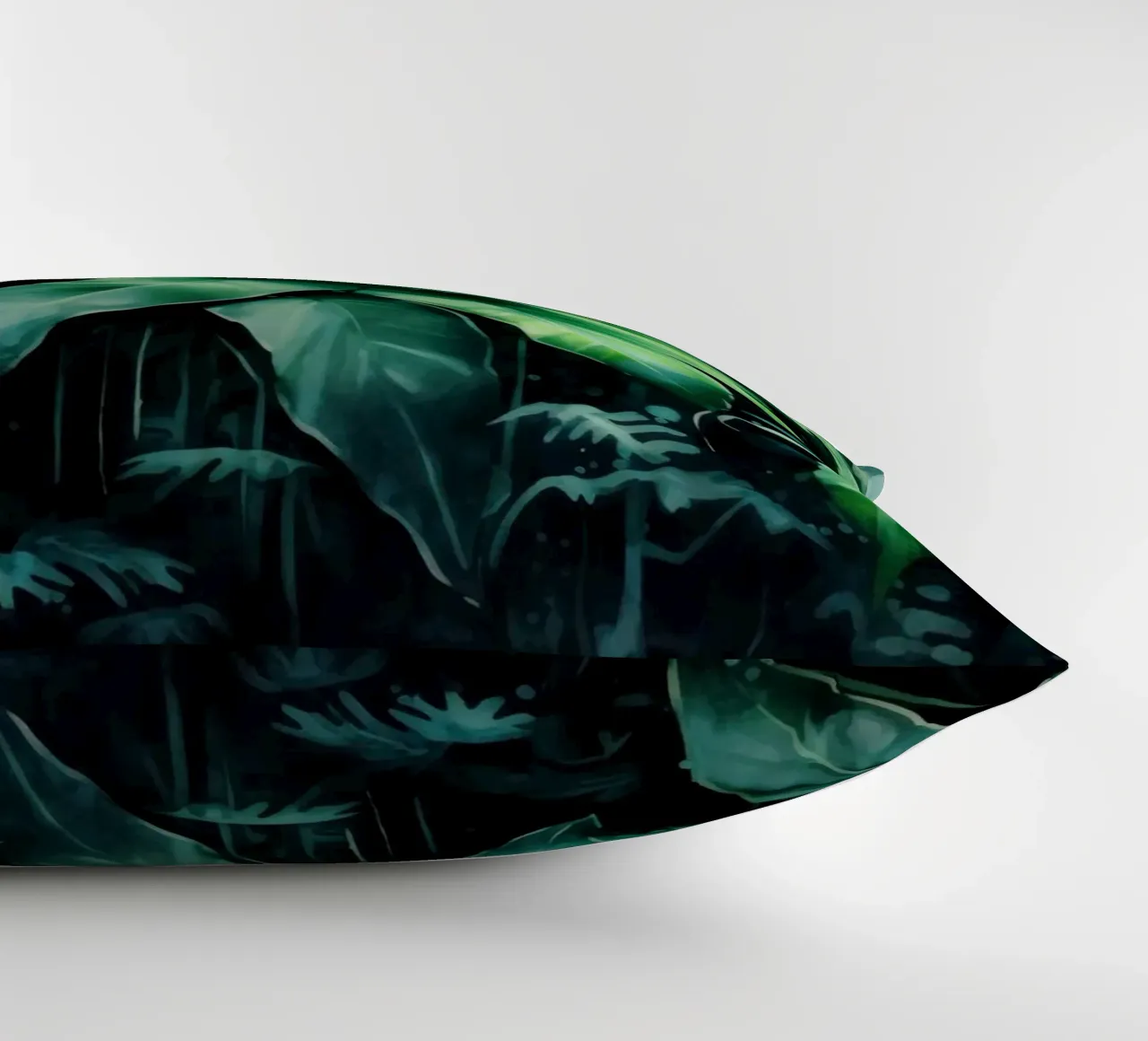 Tropischer Landschaftsgarten Kissen von Modern Muse