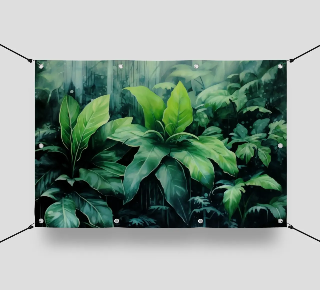 Tropischer Landschaftsgarten PVC Plane von Modern Muse