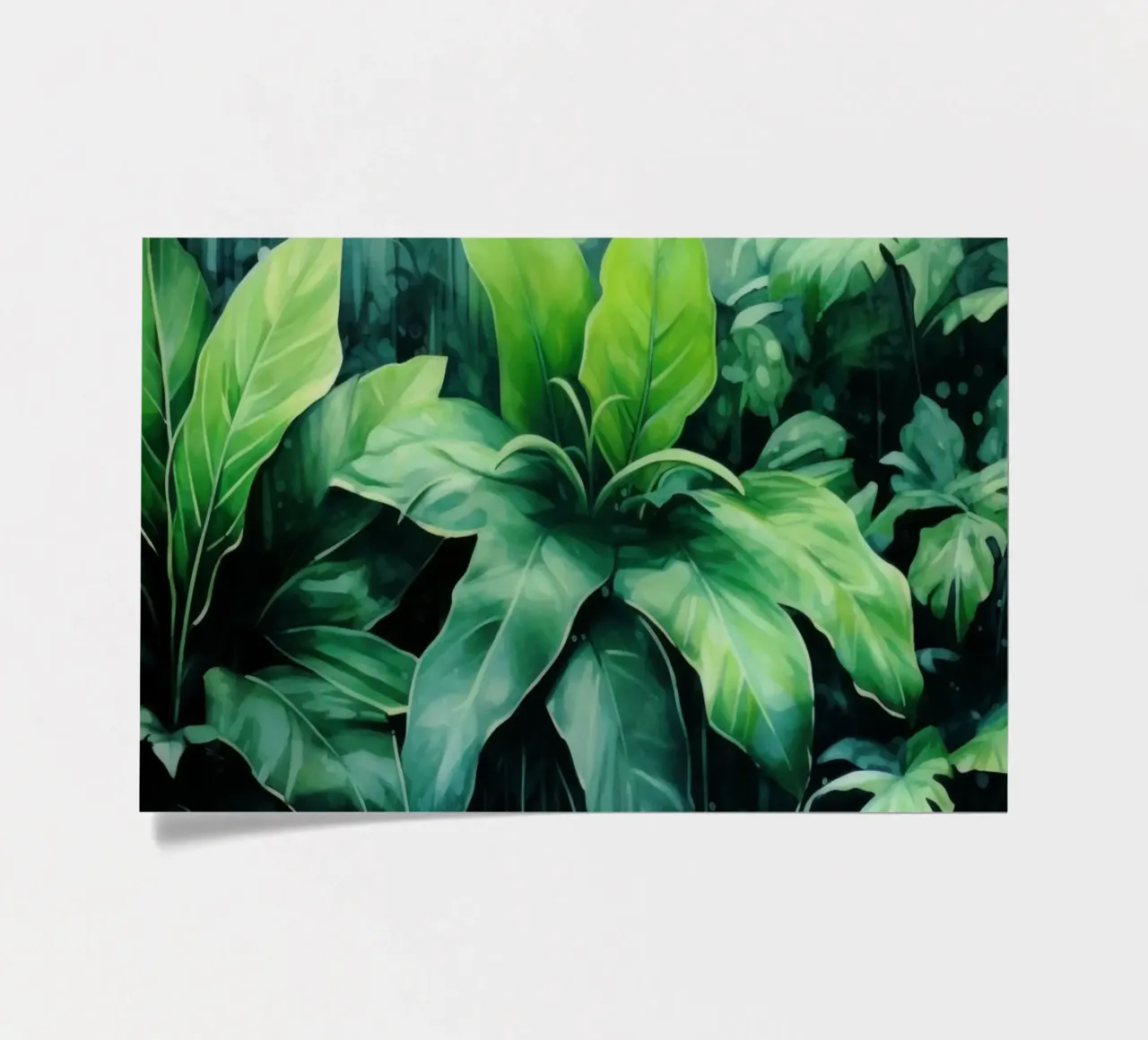 Tropischer Landschaftsgarten Stickerbogen von Modern Muse