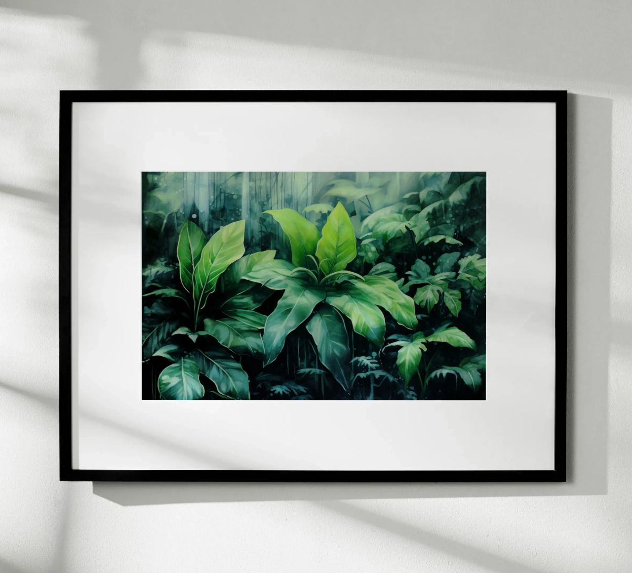 Jardin paysager tropical poster de Modern Muse