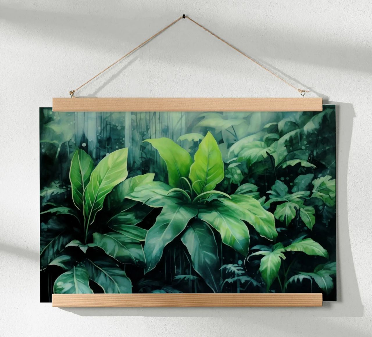 Jardin paysager tropical poster de Modern Muse