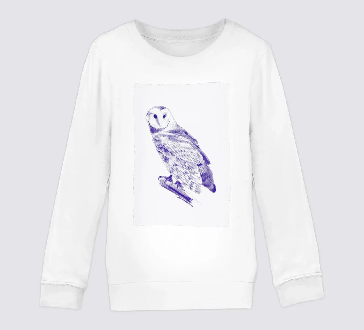 Curious Owl felpa bambino da La Scarlatte