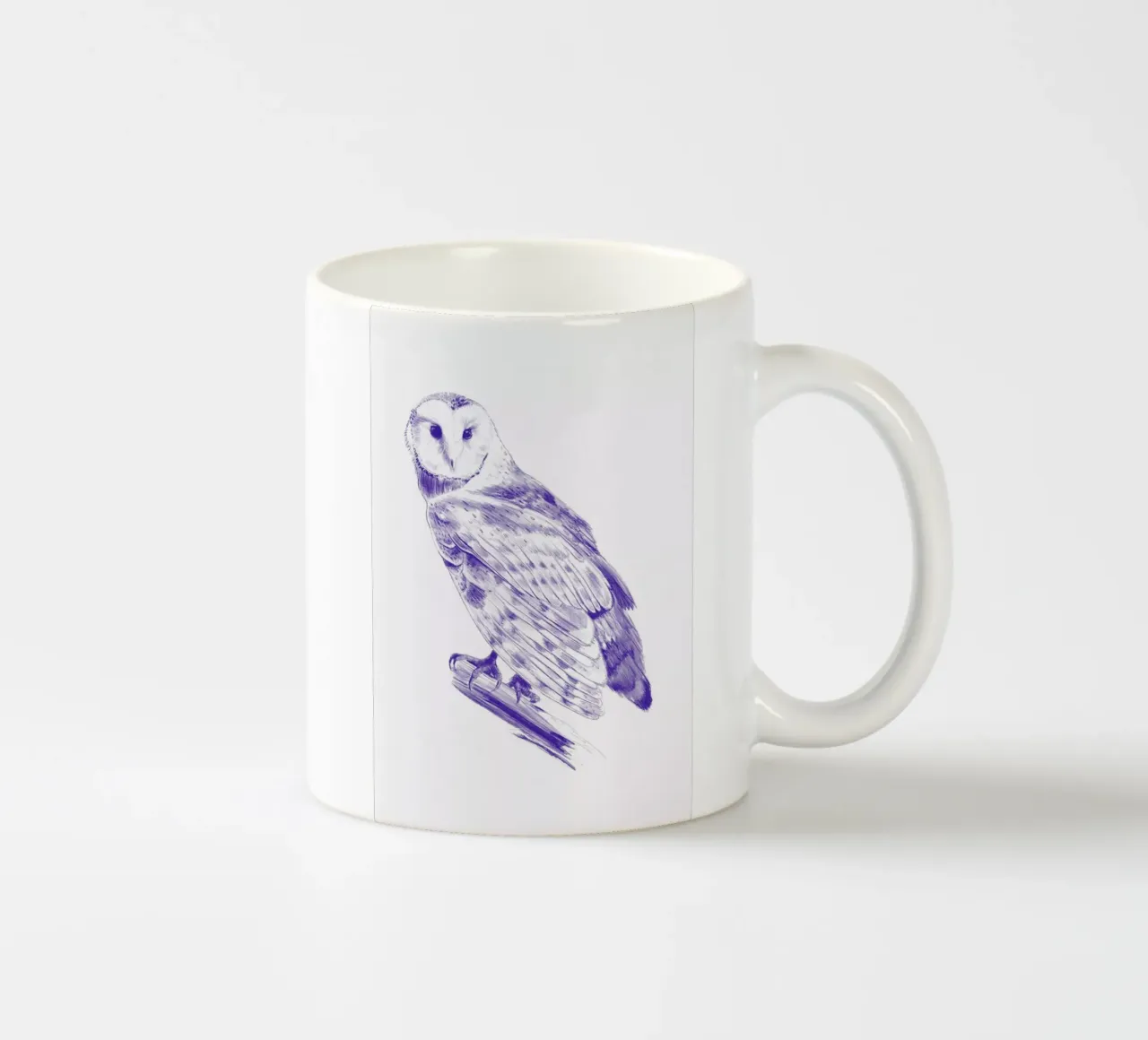Curious Owl tazza in ceramica da La Scarlatte