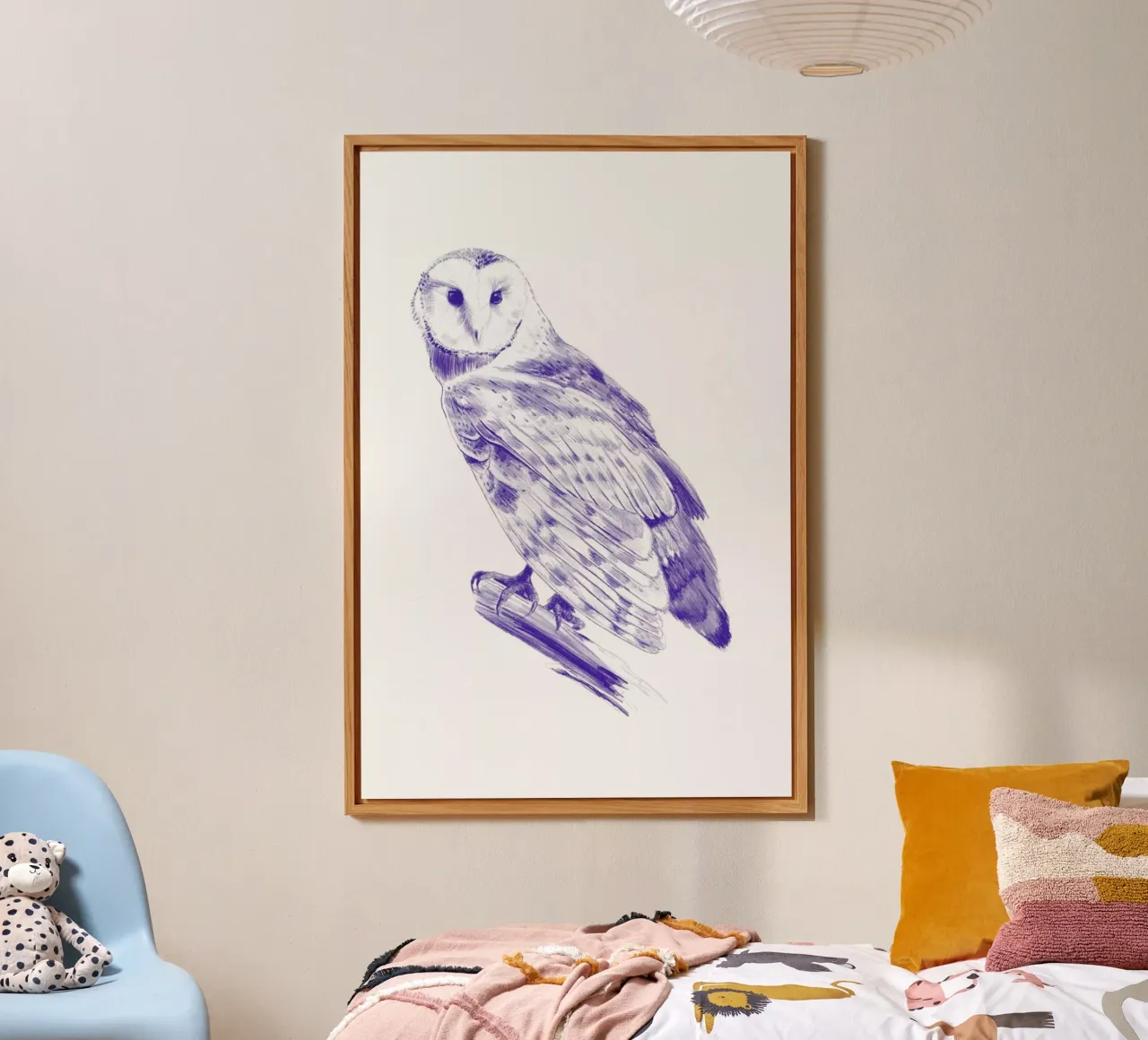 Curious Owl alluminio dibond da La Scarlatte