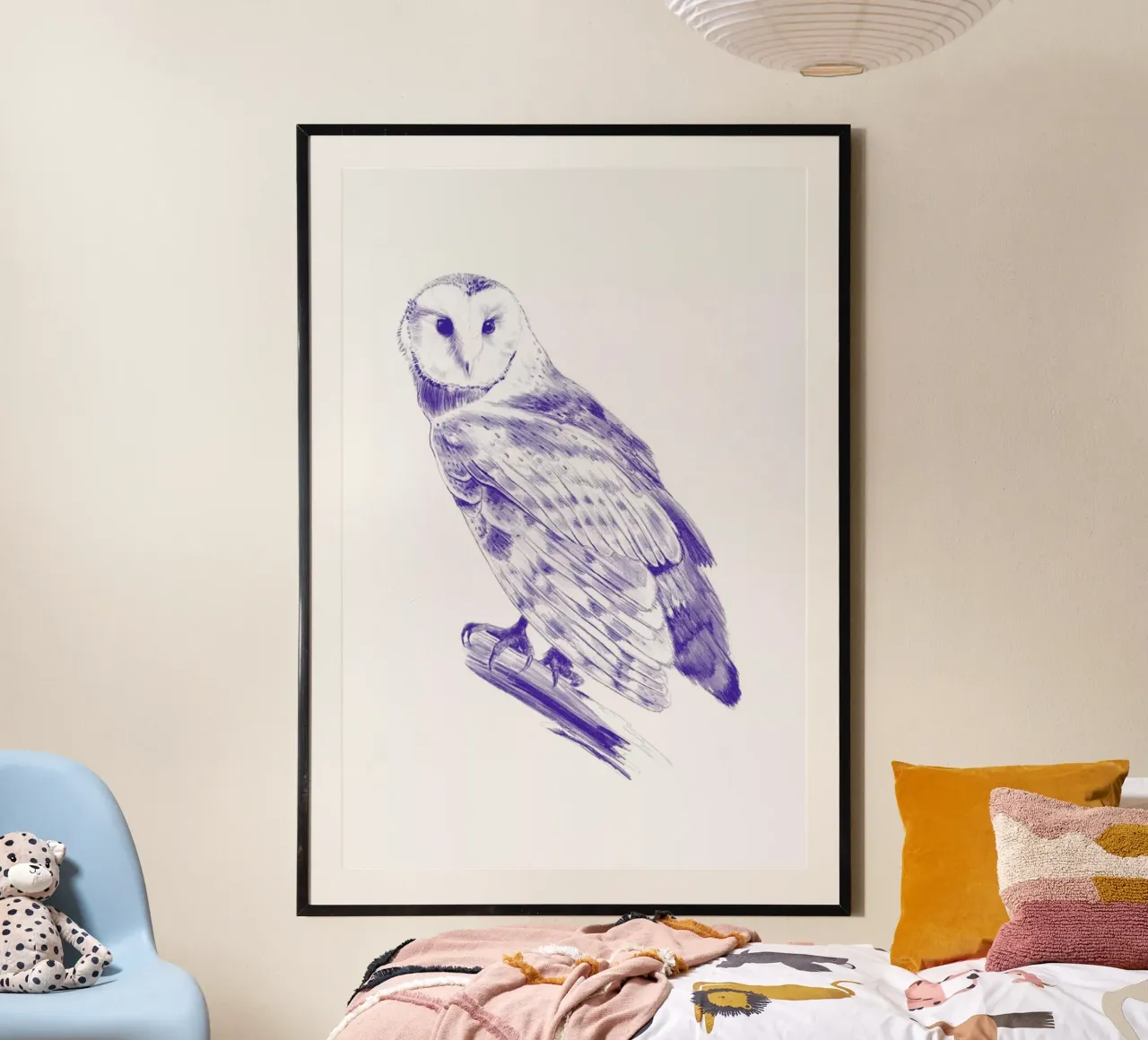 Curious Owl poster da La Scarlatte
