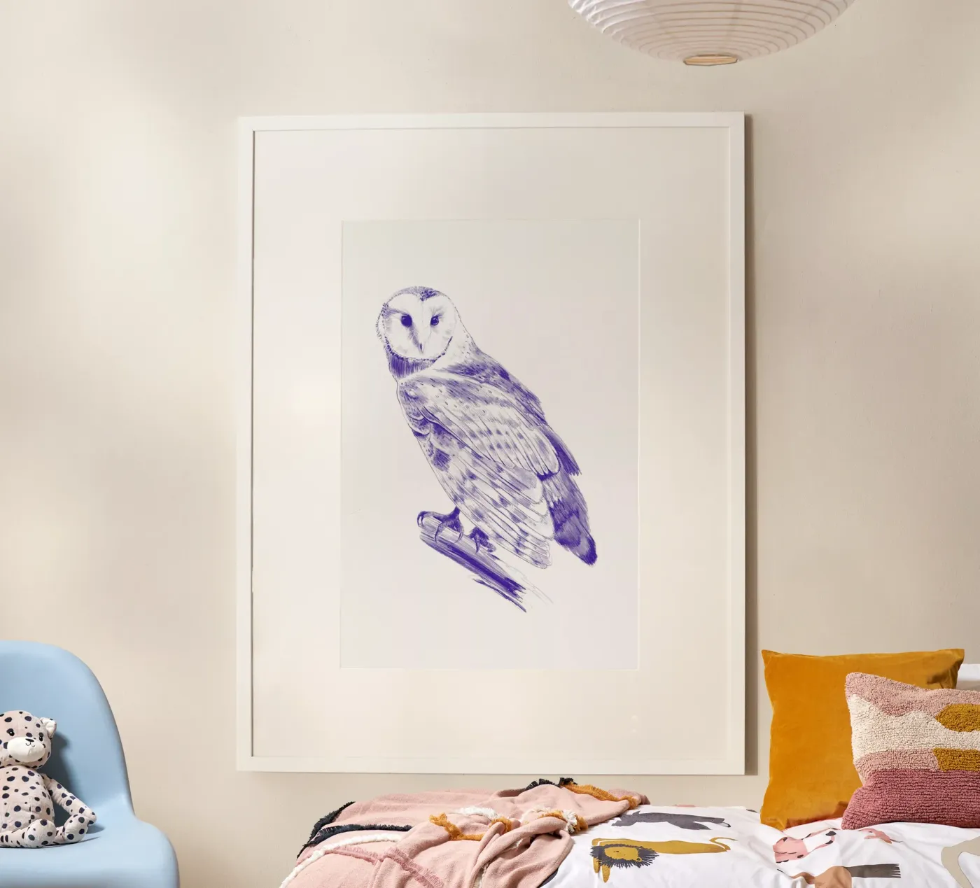 Curious Owl poster by La Scarlatte