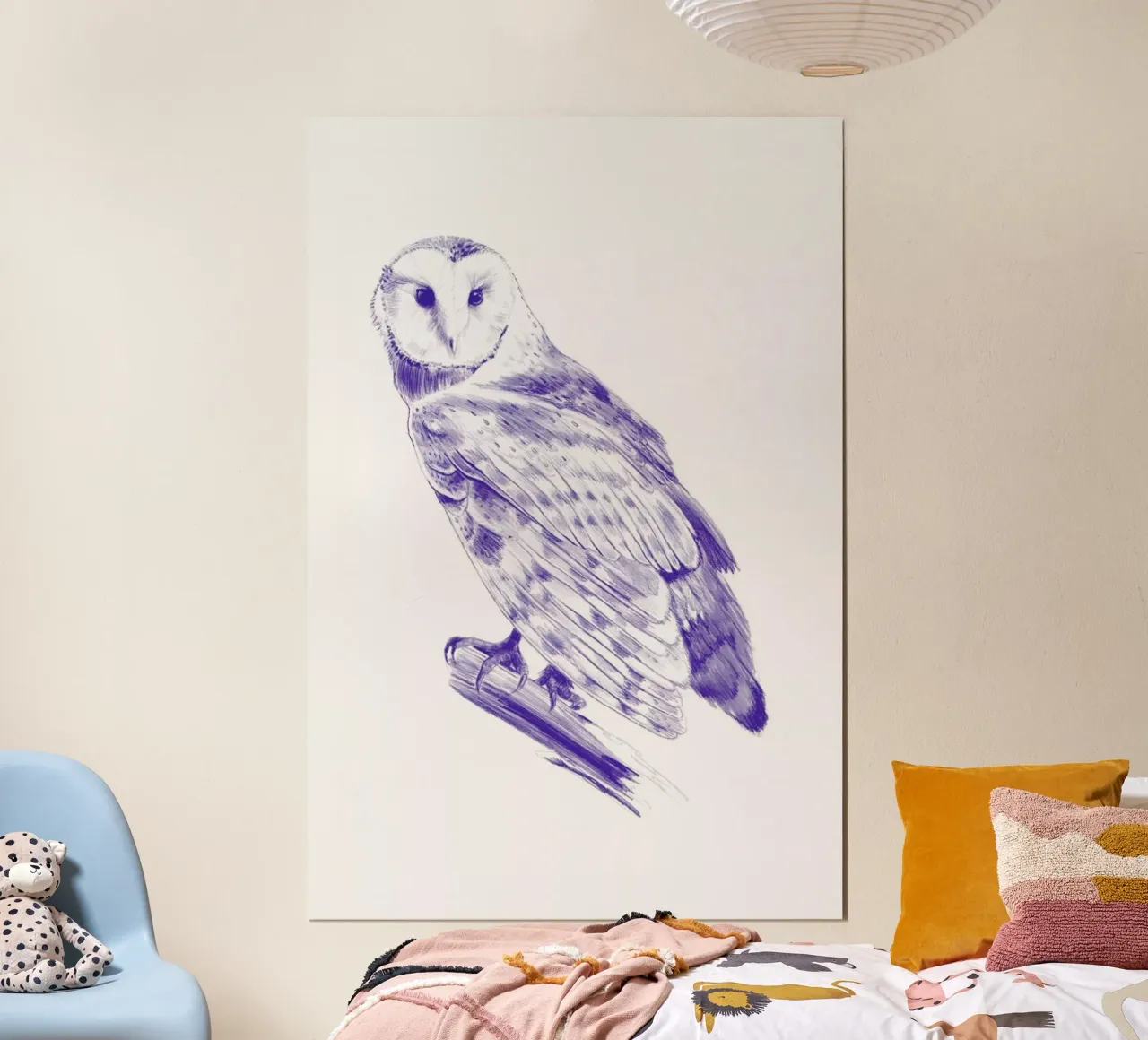Curious Owl poster da La Scarlatte