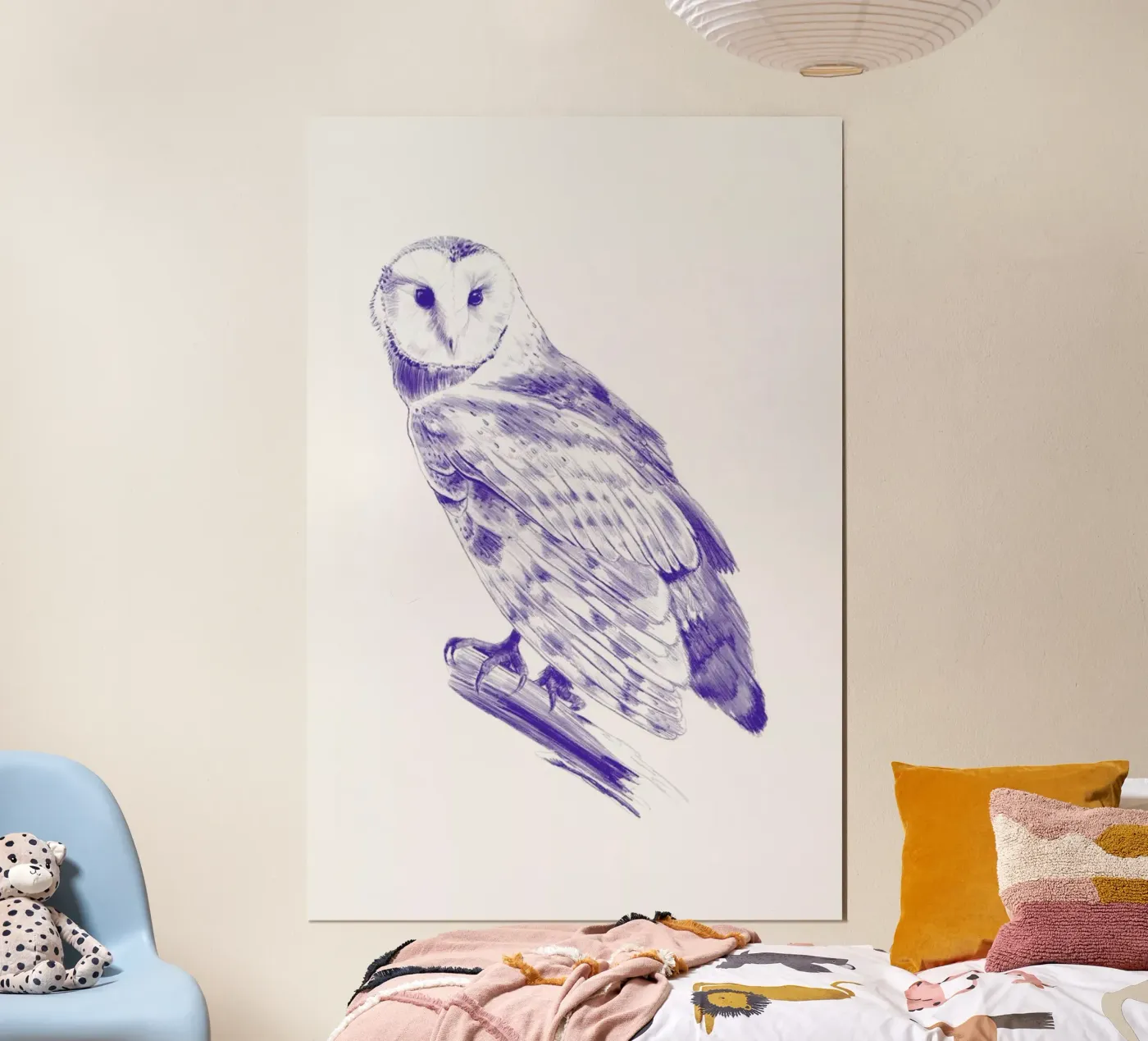 Curious Owl poster by La Scarlatte