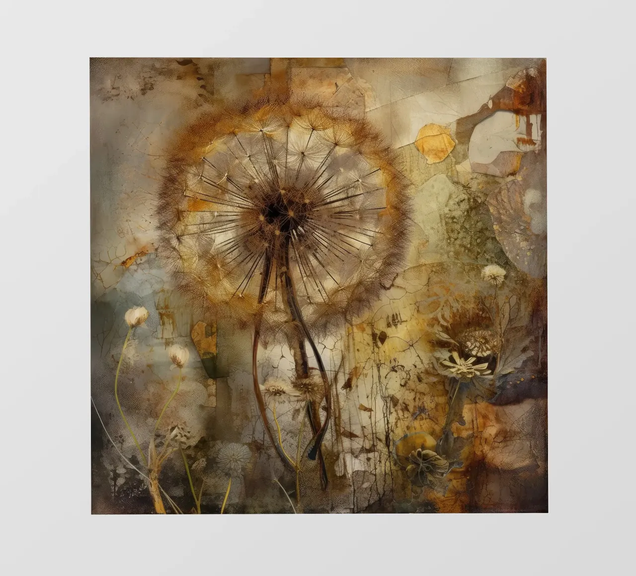 Dandelion Glow photo wallpaper by Modern Muse