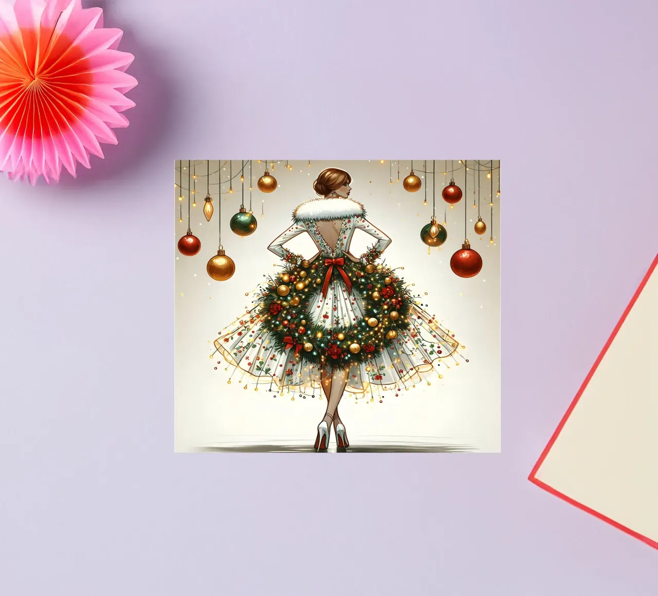 Christmas Wreath sticker by ARTOMATIC