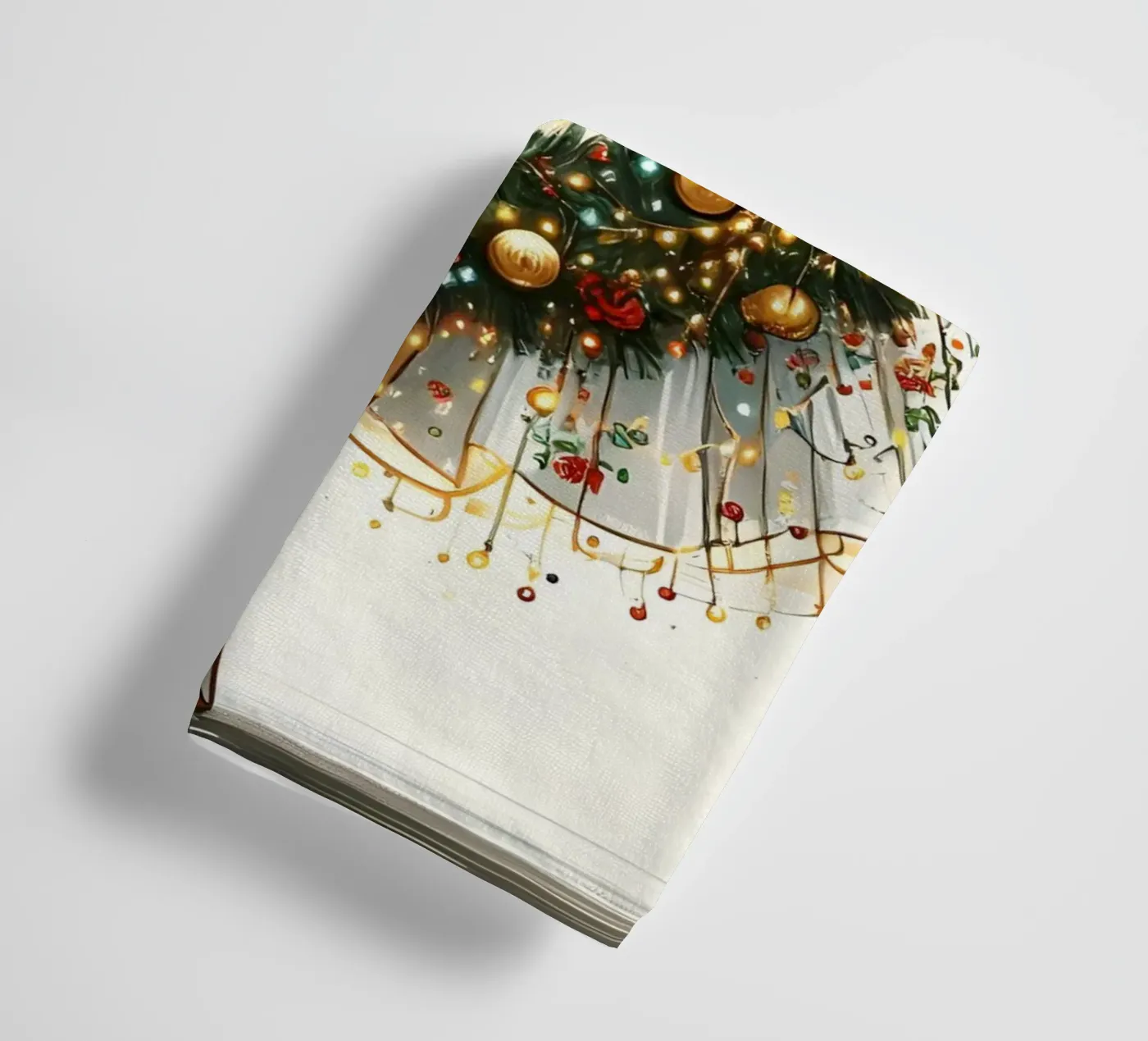 Christmas Wreath Handtuch von ARTOMATIC