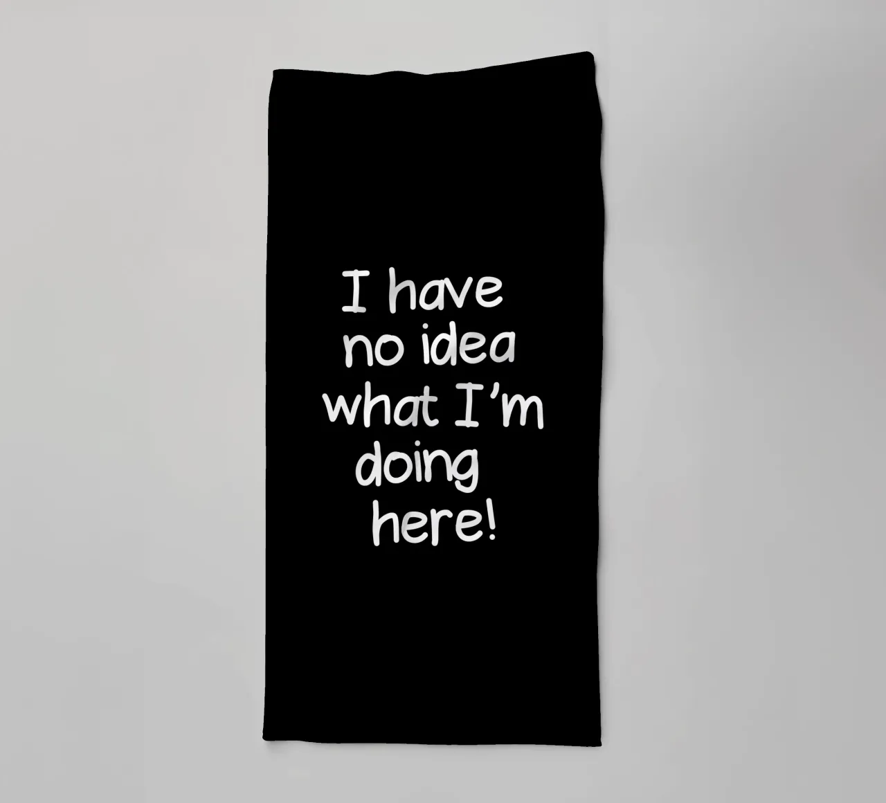 I have no idea what I'm doing here asciugamano da bagno da happieeagle