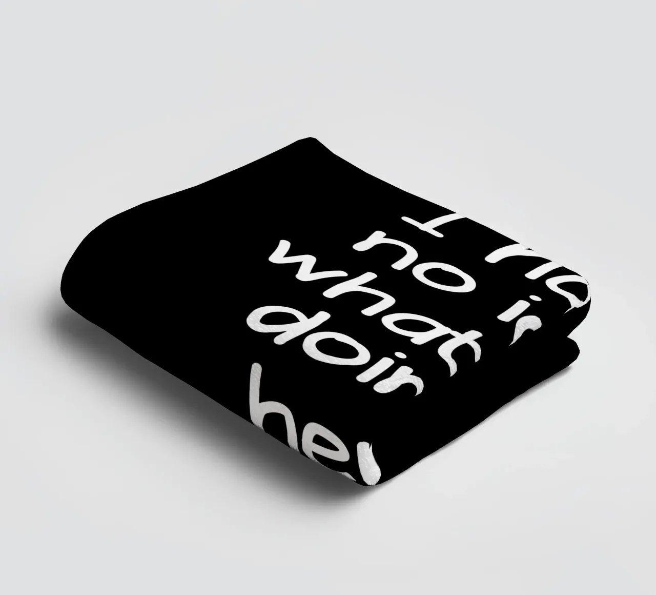 I have no idea what I'm doing here asciugamano da bagno da happieeagle