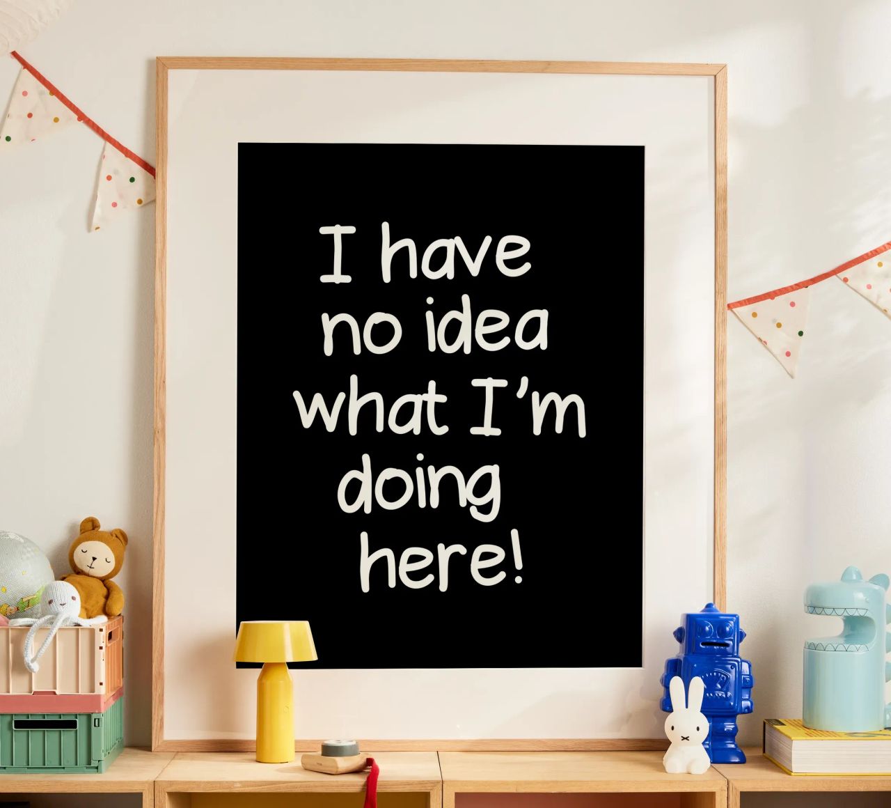 I have no idea what I'm doing here poster da happieeagle