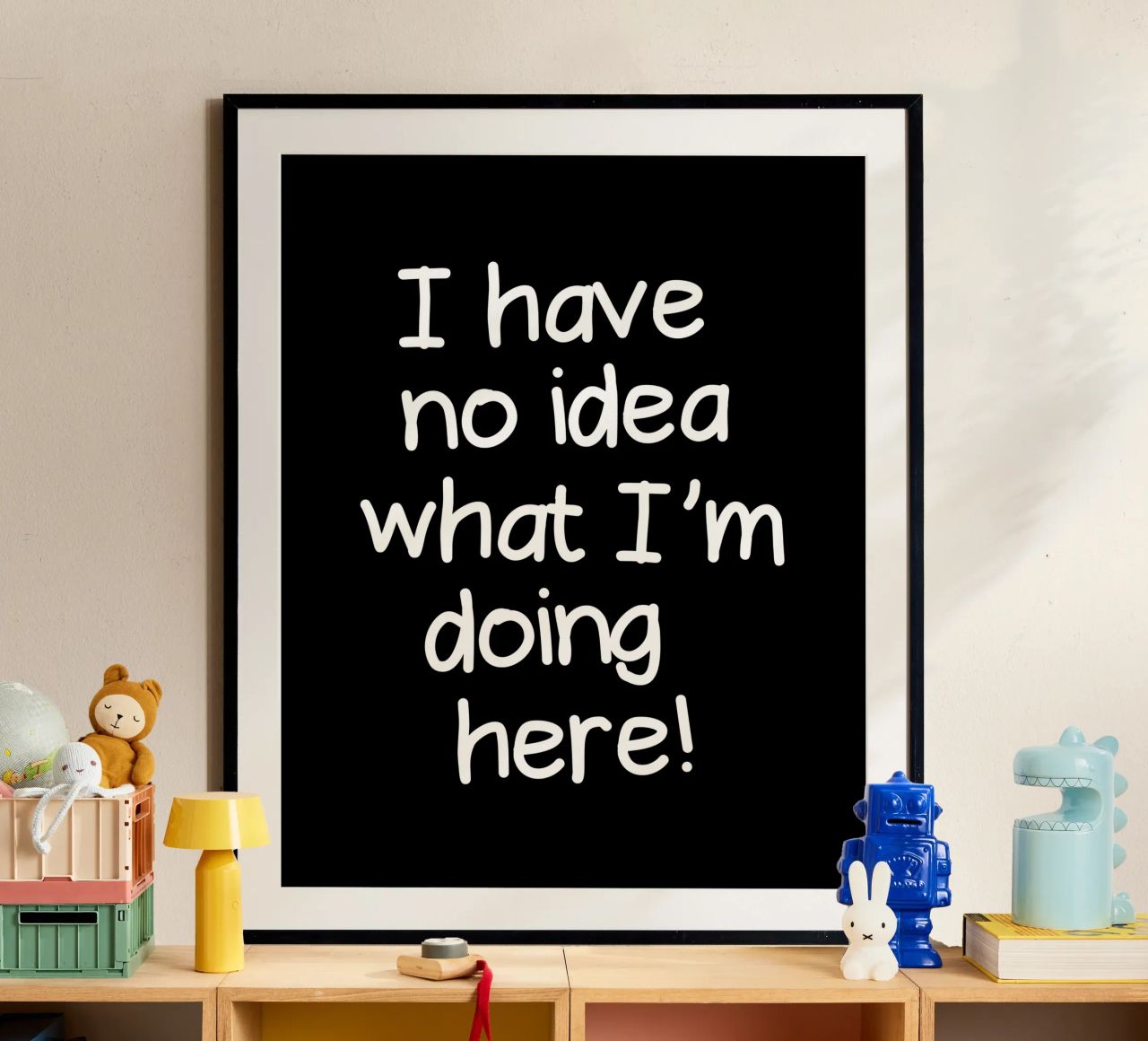 I have no idea what I'm doing here poster da happieeagle