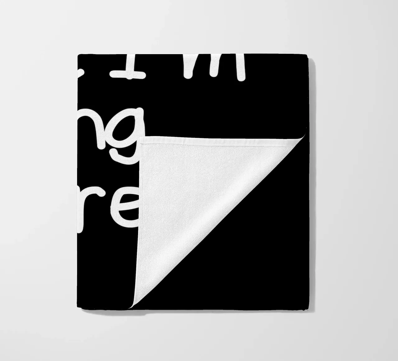 I have no idea what I'm doing here beach towel by happieeagle