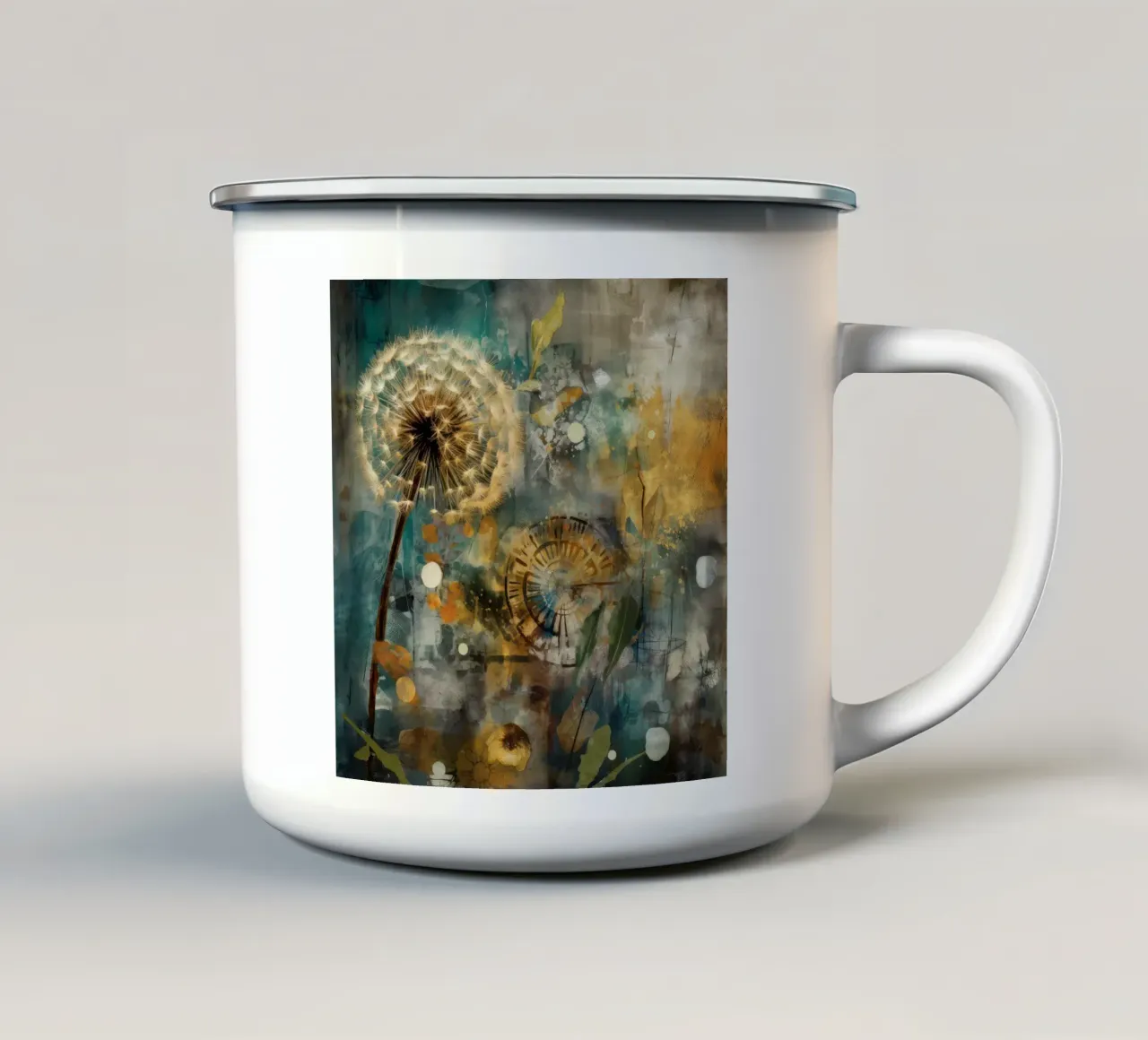 Incantevole fluff tazza in smalto da Modern Muse