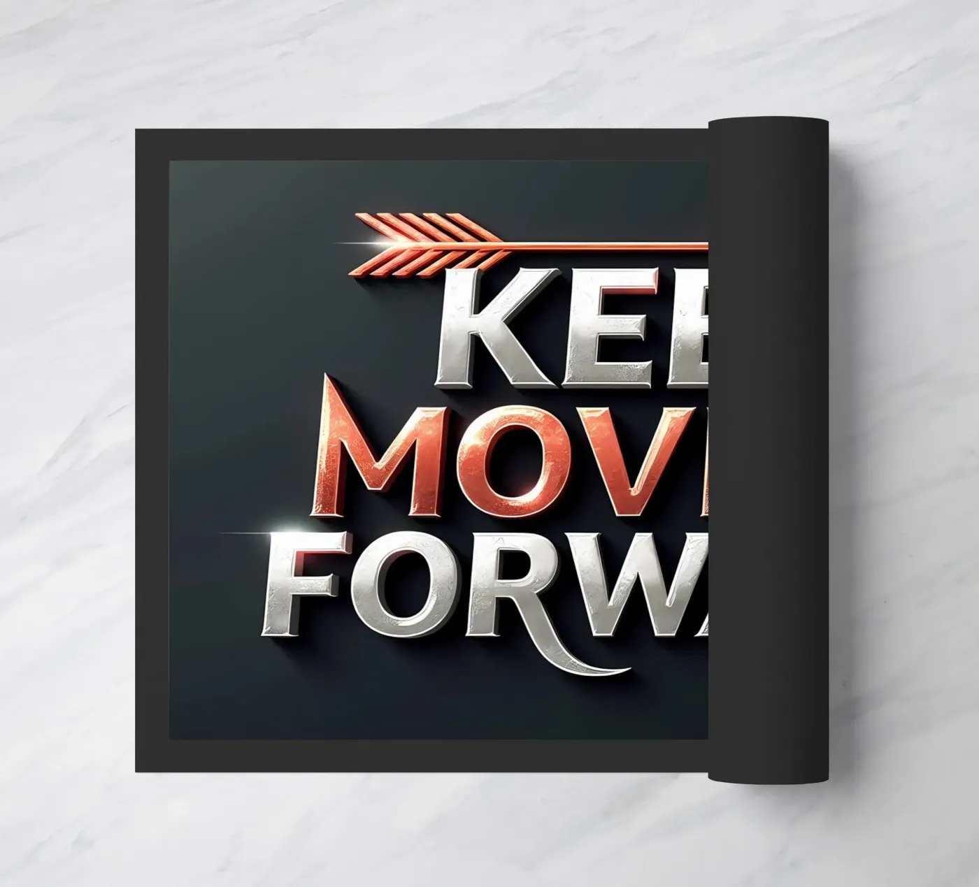 Continuer à aller de l'avant paillasson de inspirational quote