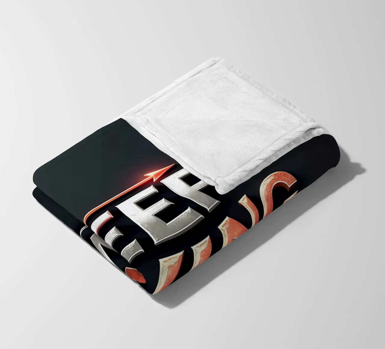 Weiter vorwärts gehen Fleecedecke von inspirational quote