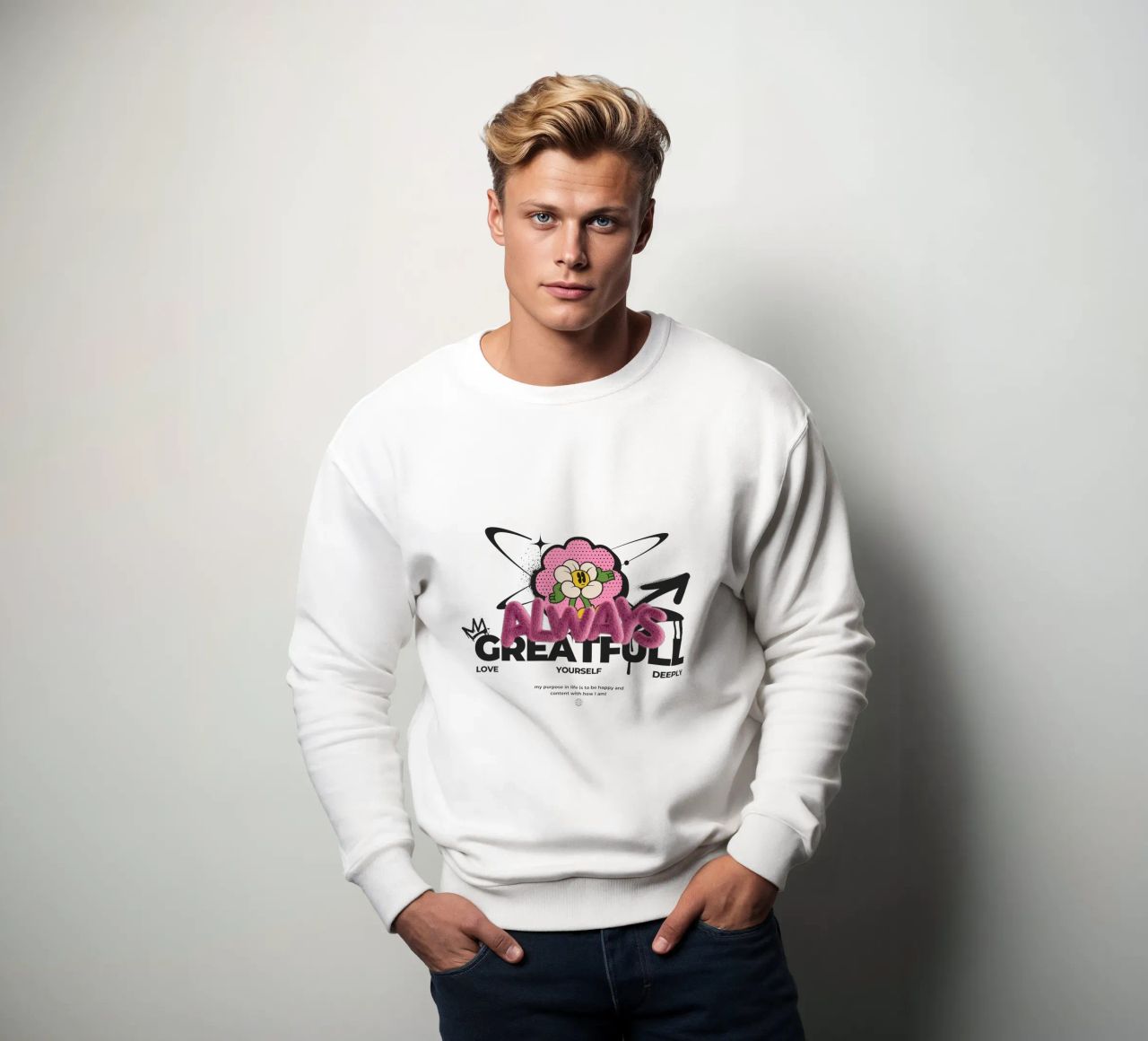 ALWAYS GREATFULL sudadera de Einfach Uebel