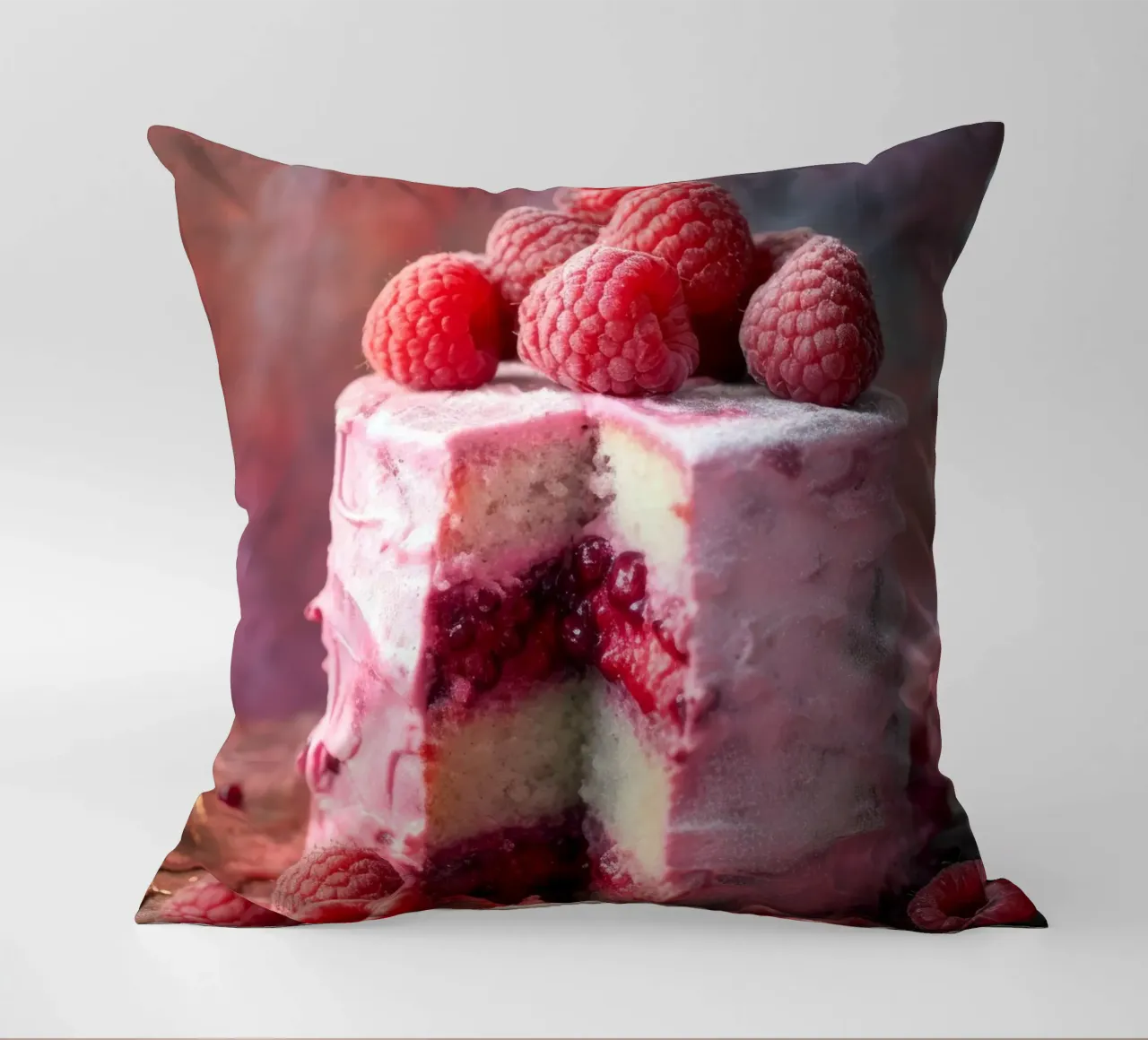 Torta dolce ai lamponi cuscino da Justyna Jaszke JBJart