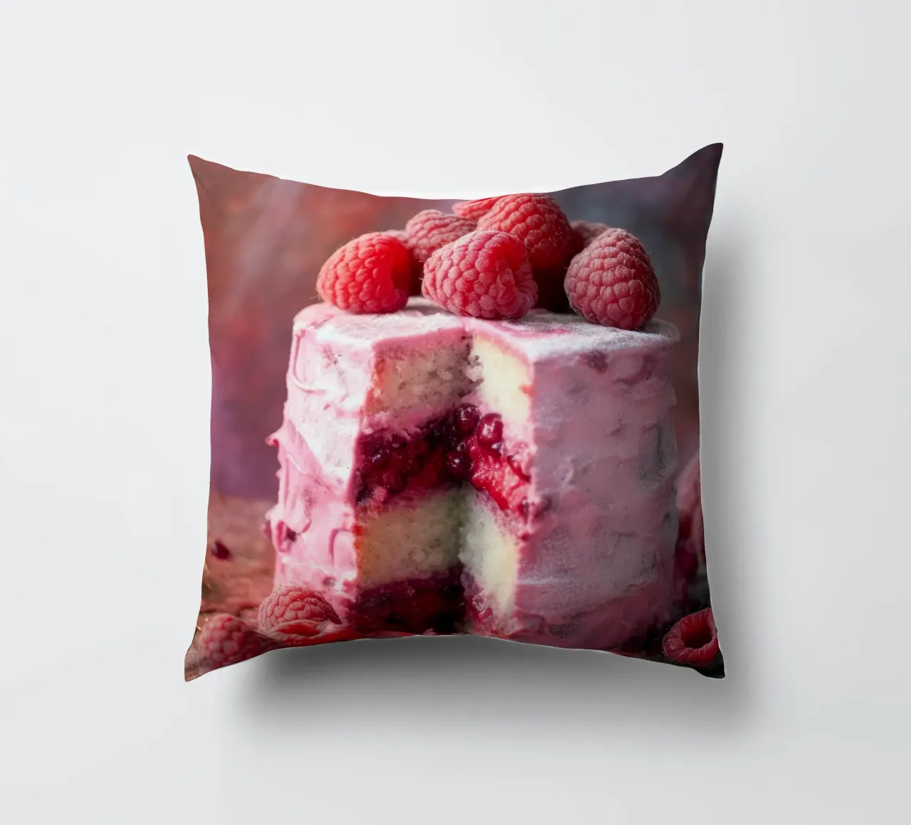 Torta dolce ai lamponi cuscino da Justyna Jaszke JBJart