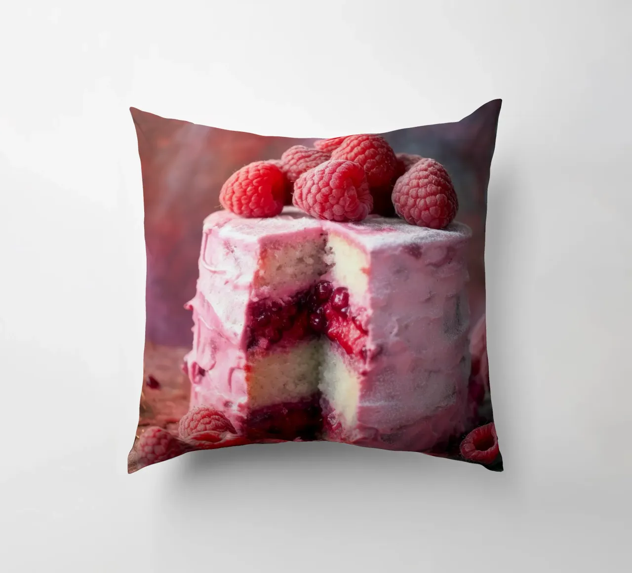 Torta dolce ai lamponi cuscino da Justyna Jaszke JBJart