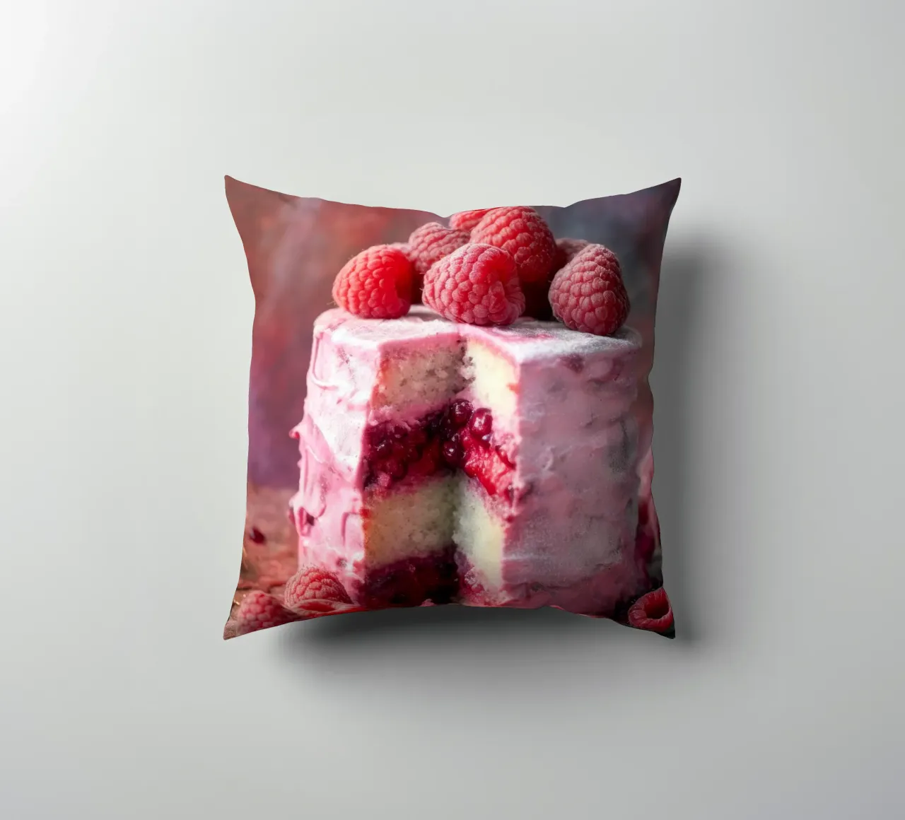 Torta dolce ai lamponi cuscino da Justyna Jaszke JBJart