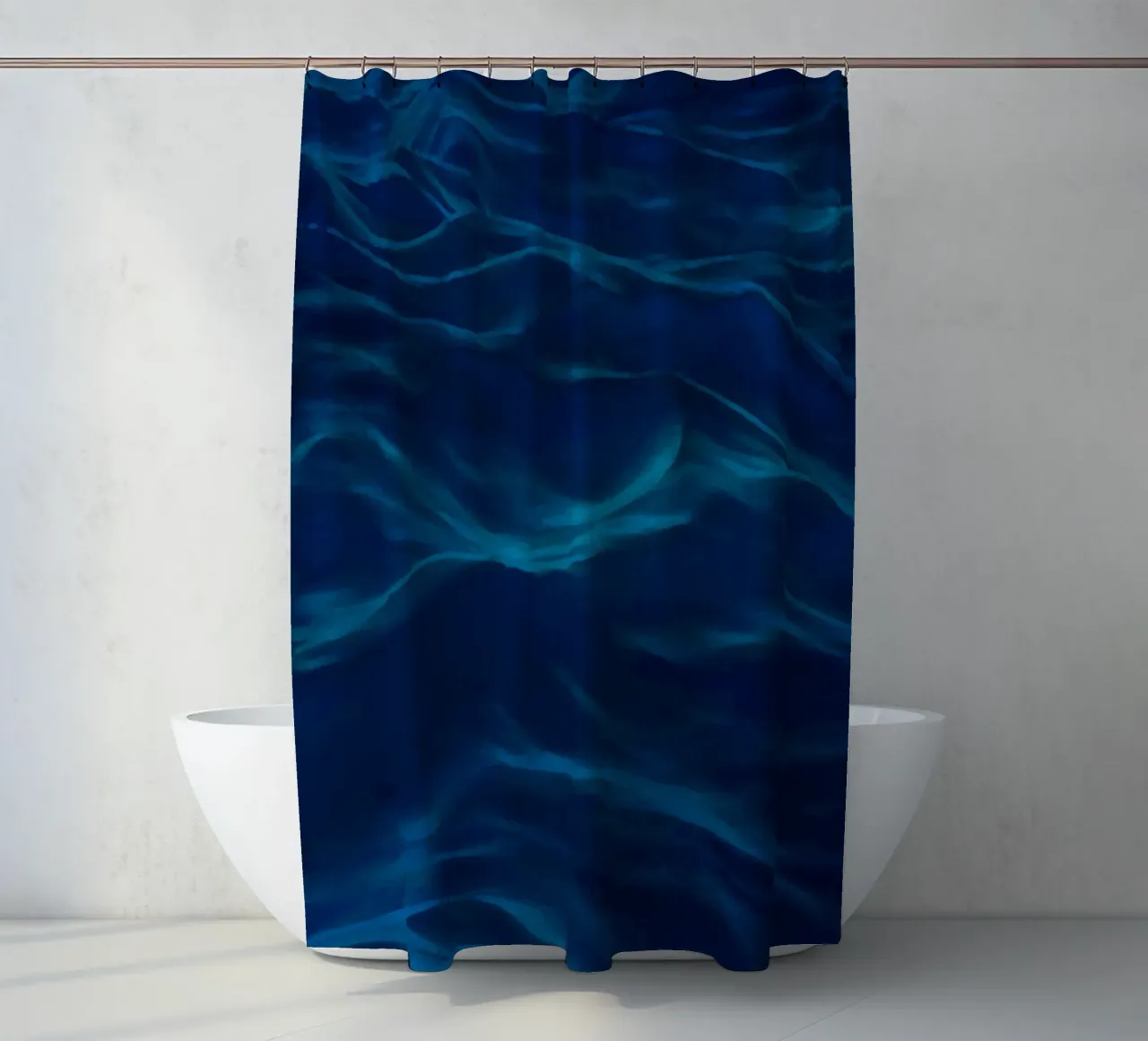Dark Waves shower curtain by menega sabidussi | moods