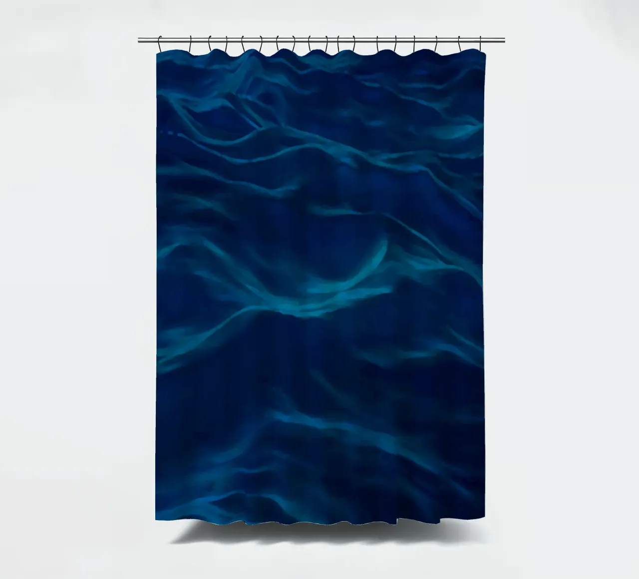 Dark Waves shower curtain by menega sabidussi | moods